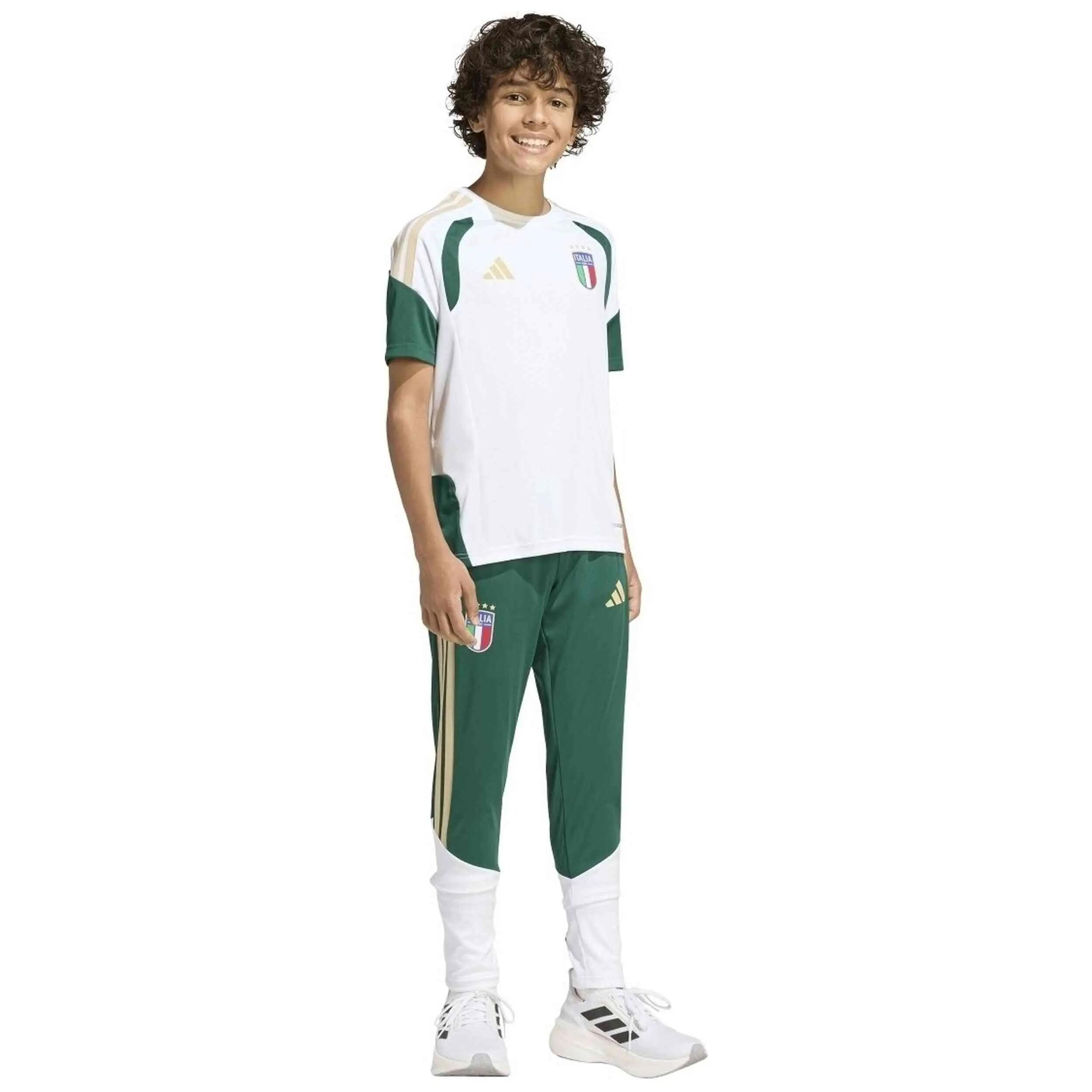 Maglia da calcio Adidas modello Italy 26 Tiro Kids Training J per unisex ragazzi 3/5