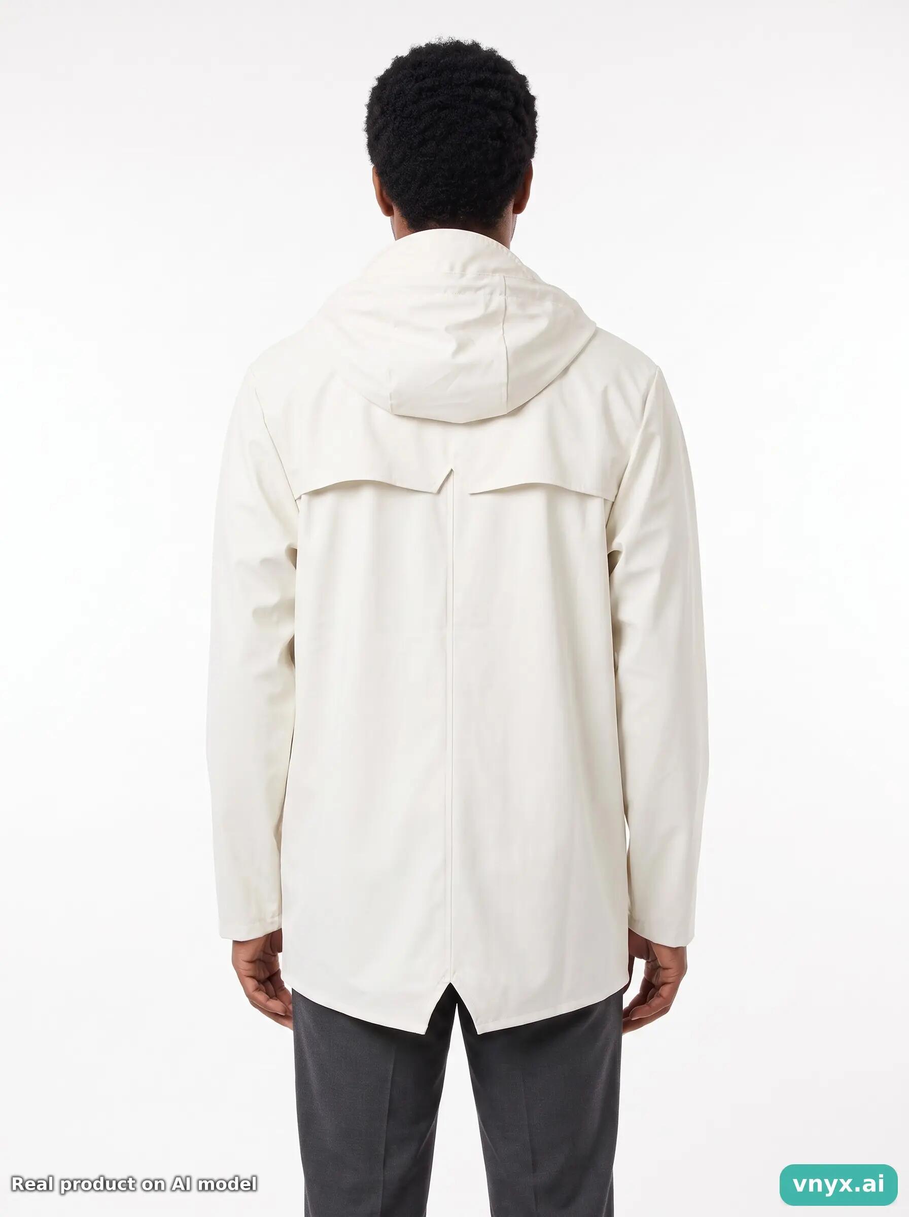 Second Life - RAINS White Outdoor Jacket Men S 2/5