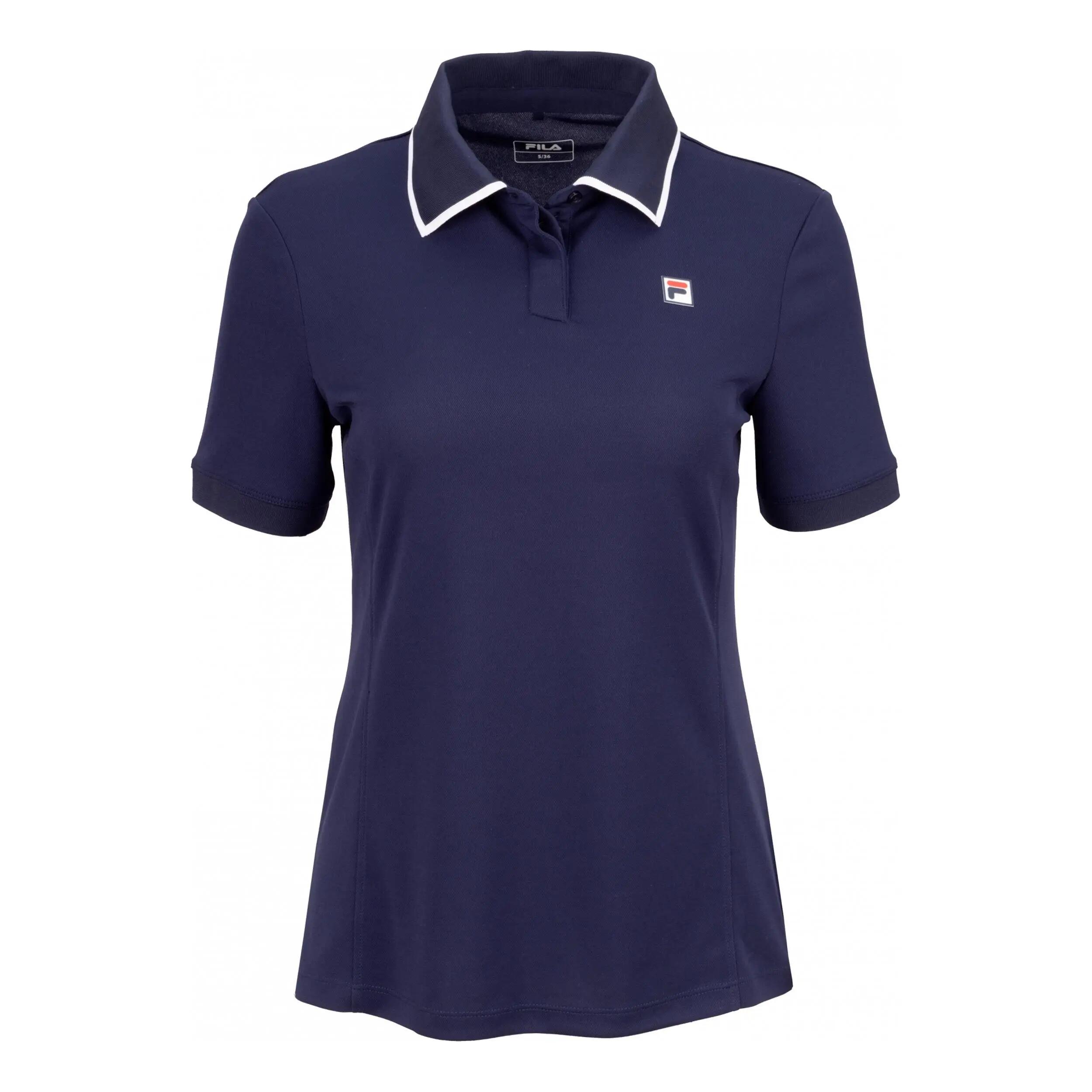 Polo - Vêtement de sport - Femme - Manches courtes - Zadina - Bleu foncé 1/1