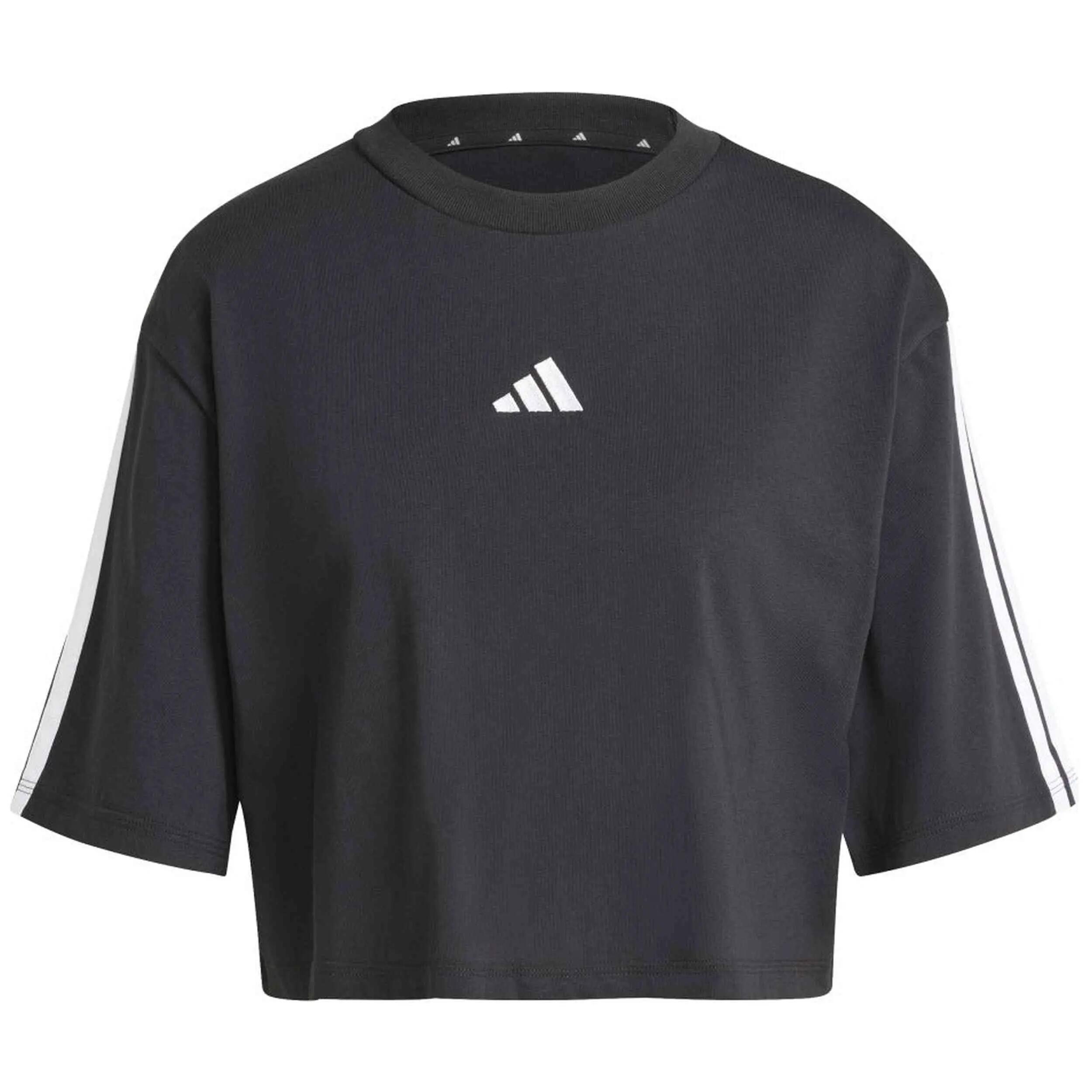 T-shirt Adidas modèle Essentials 3 Stripes pour femmes 1/5
