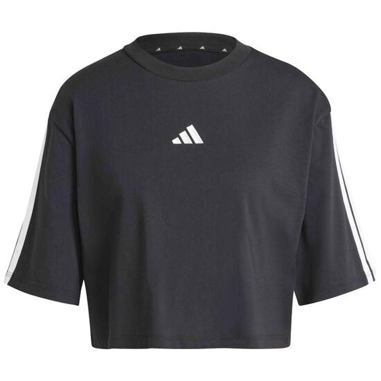 T-shirt Adidas modèle Essentials 3 Stripes pour femmes