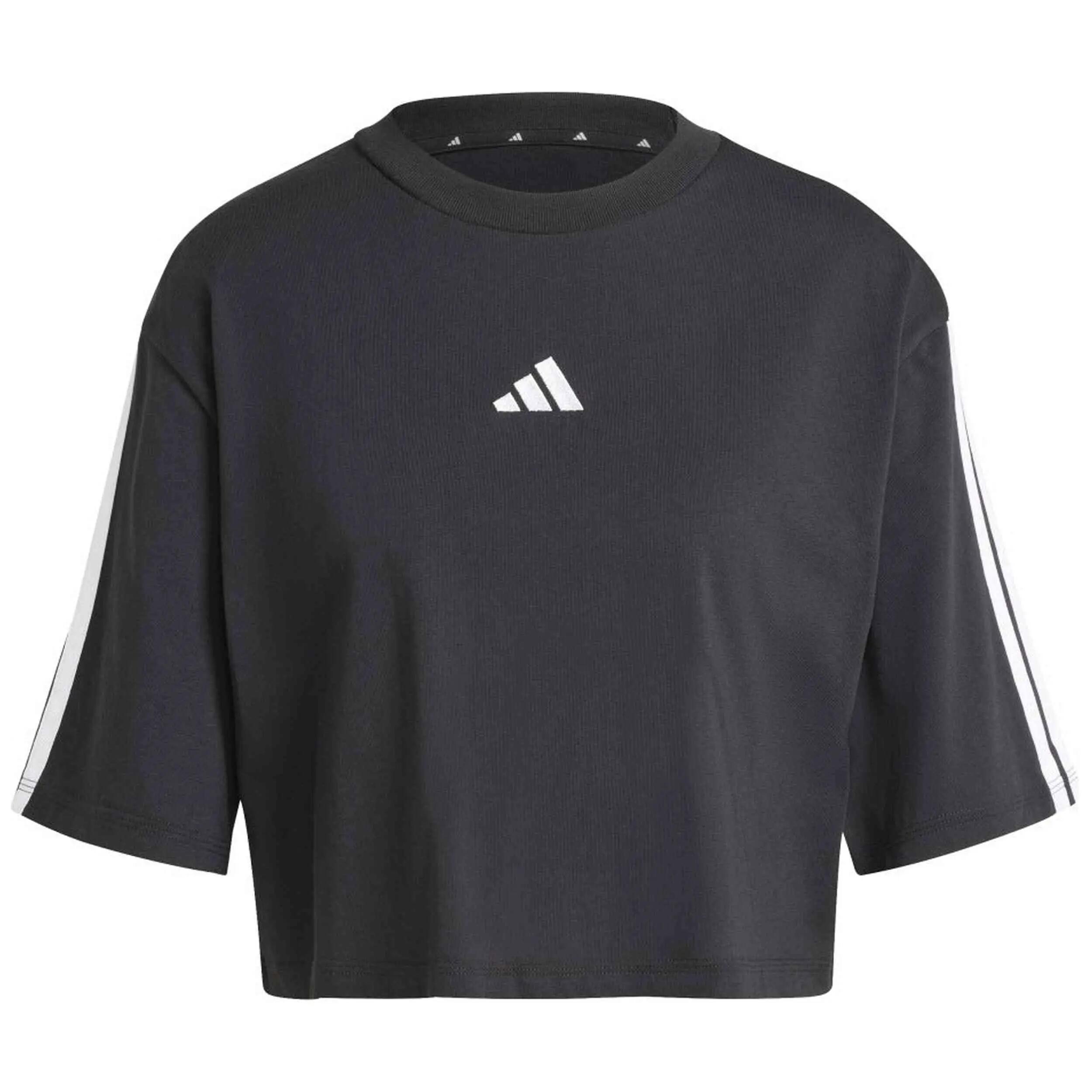 T-shirt Adidas modèle Essentials 3 Stripes pour femmes 2/5