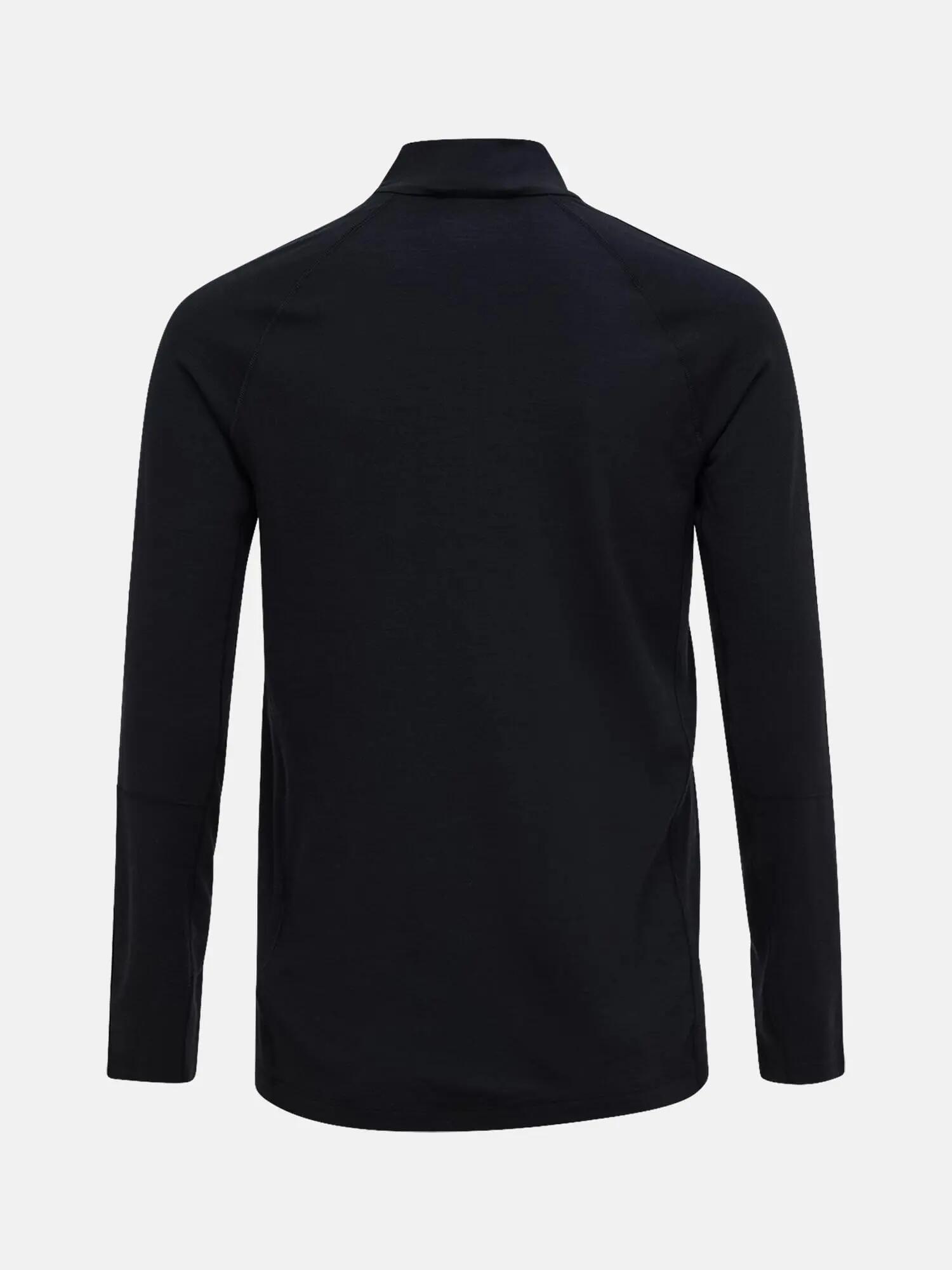Maglia intima - Uomo - Mezza zip - Magic Half Zip - Nero 4/4