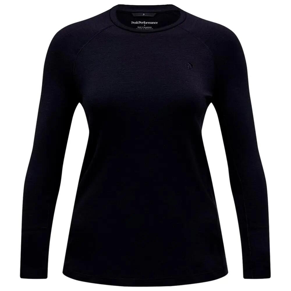 Baselayer - Ski - Dames - Merino - Magic Crew - Zwart 3/4