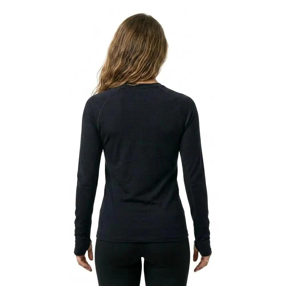 Baselayer - Ski - Dames - Merino - Magic Crew - Zwart 2/4