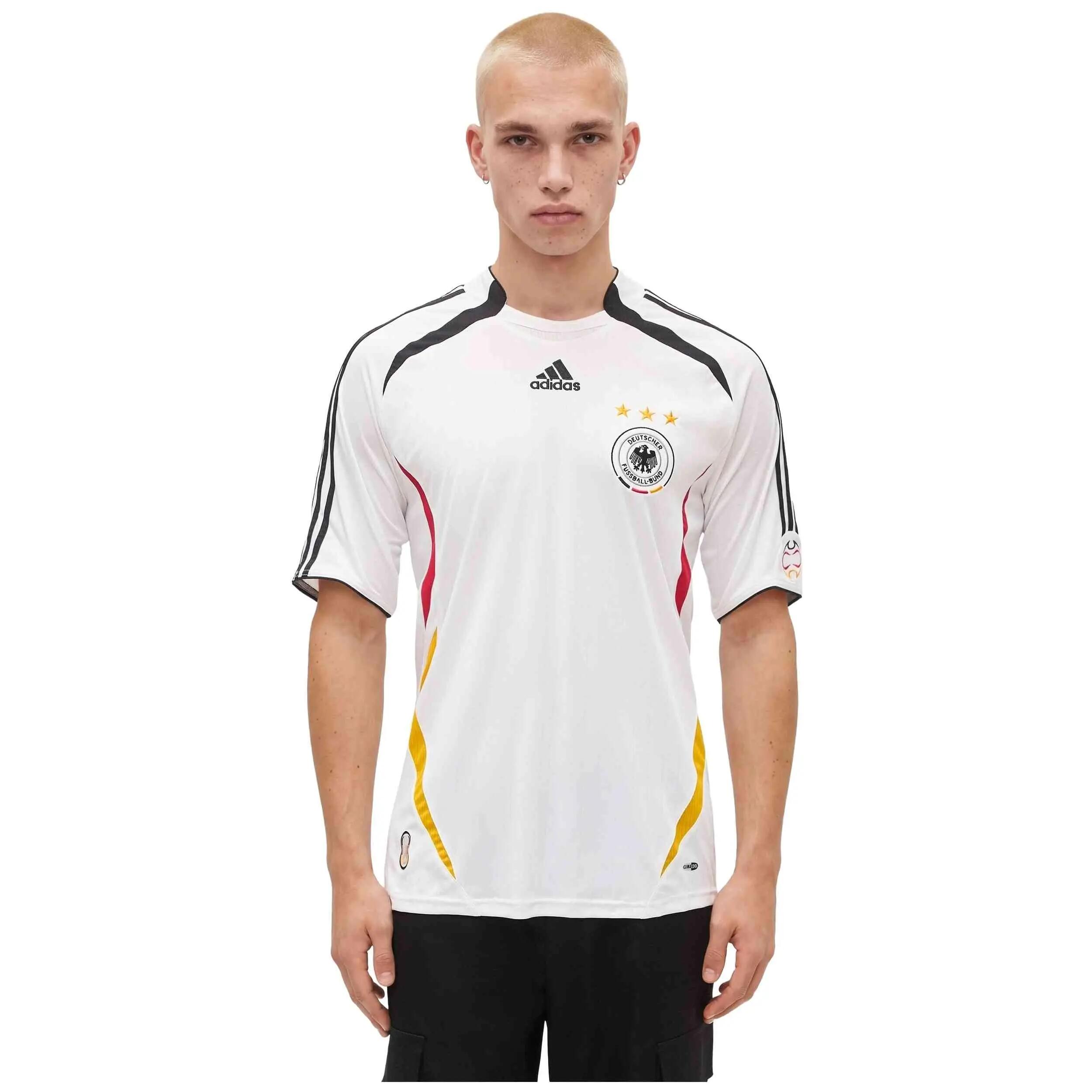 Maillot de football Adidas modèle Germany Home 2006 pour unisexe 2/4