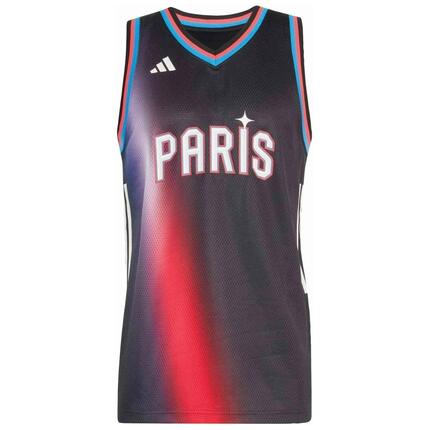 Maillot de basket Adidas modèle Paris Basketball Home pour unisexe