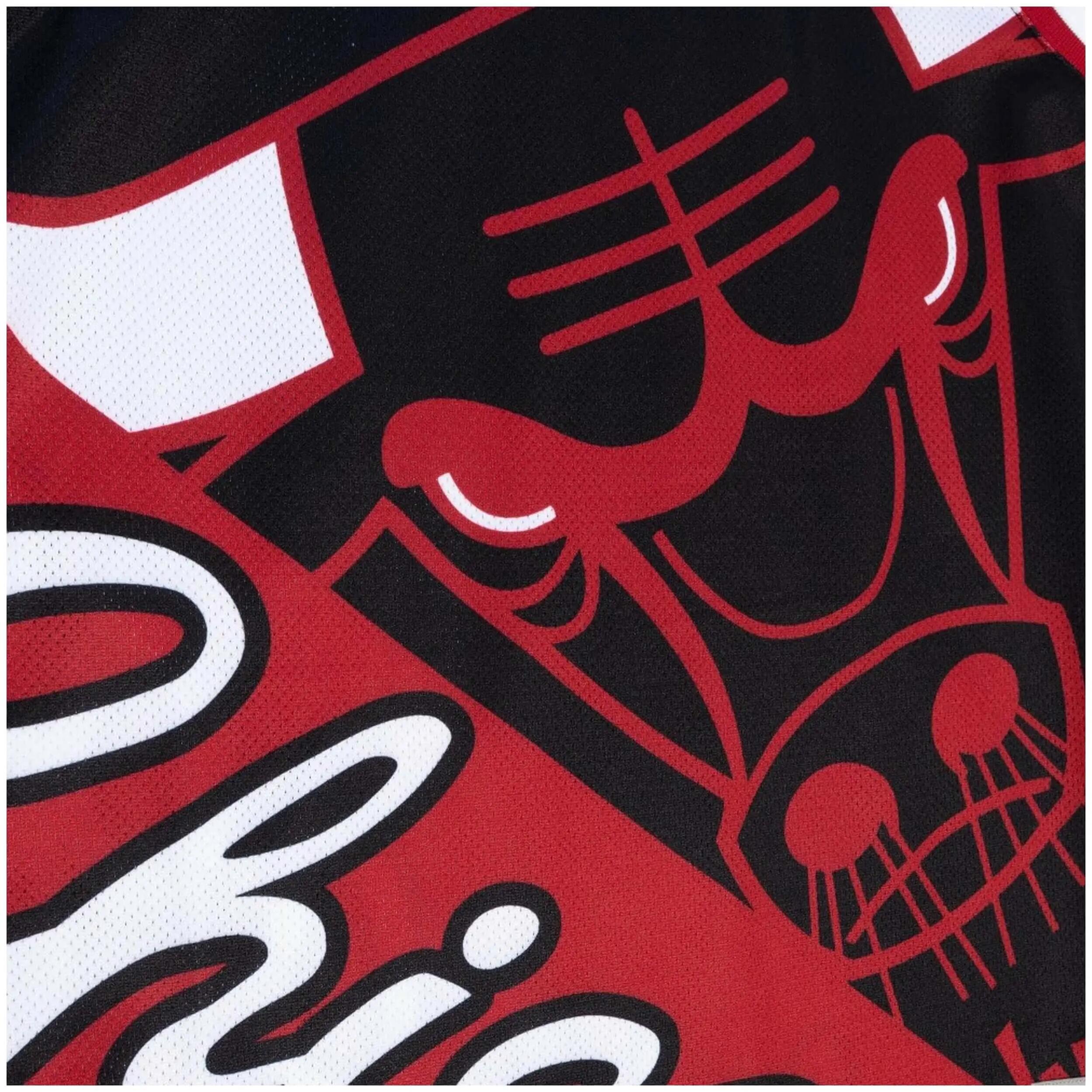 Maglia da basket Mitchell & Ness modello TMTK4350-CBUYYPPPBLCK per uomini 3/3