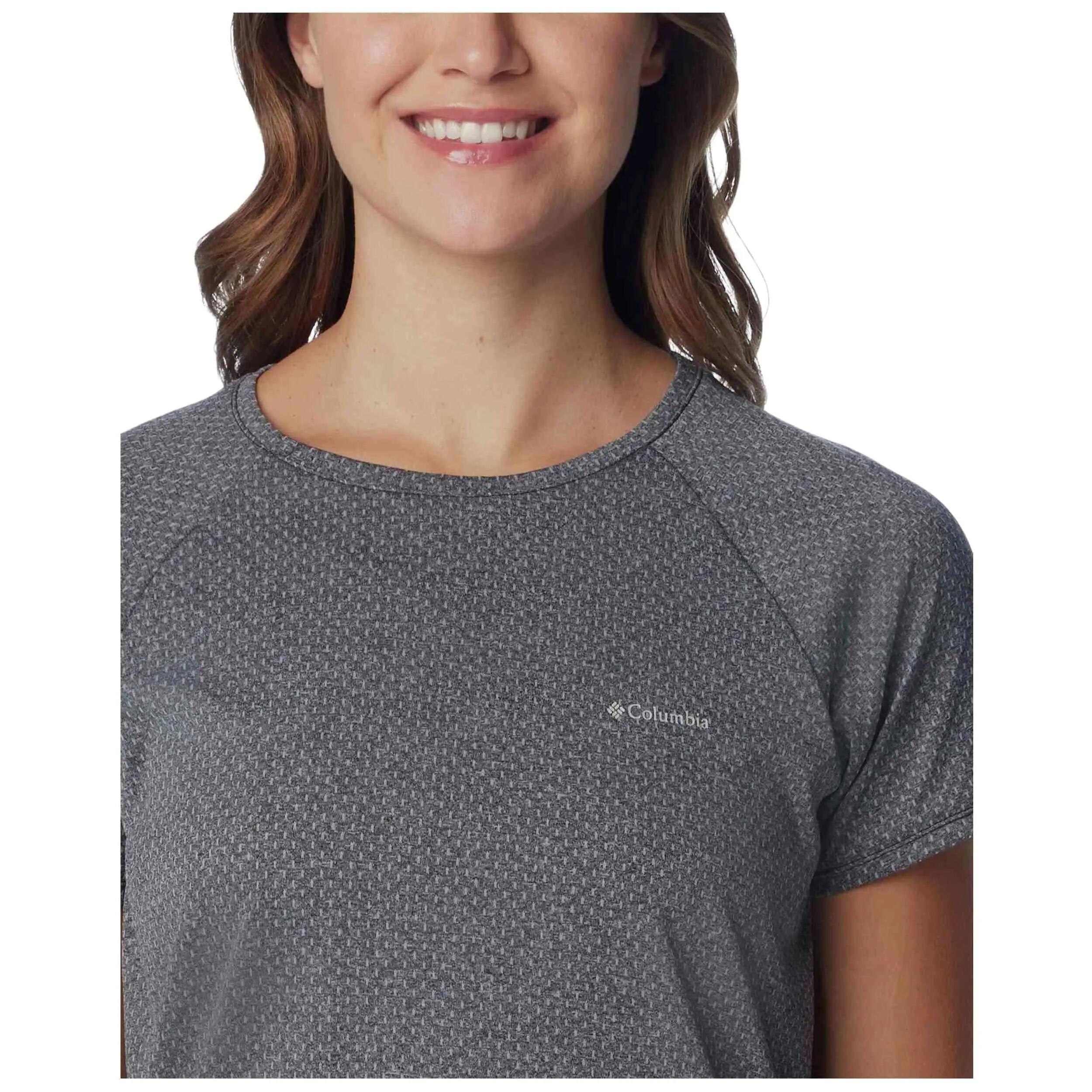 Camicia Columbia modello Camiseta Columbia Bogata Bay manga corta gris per donne 5/5