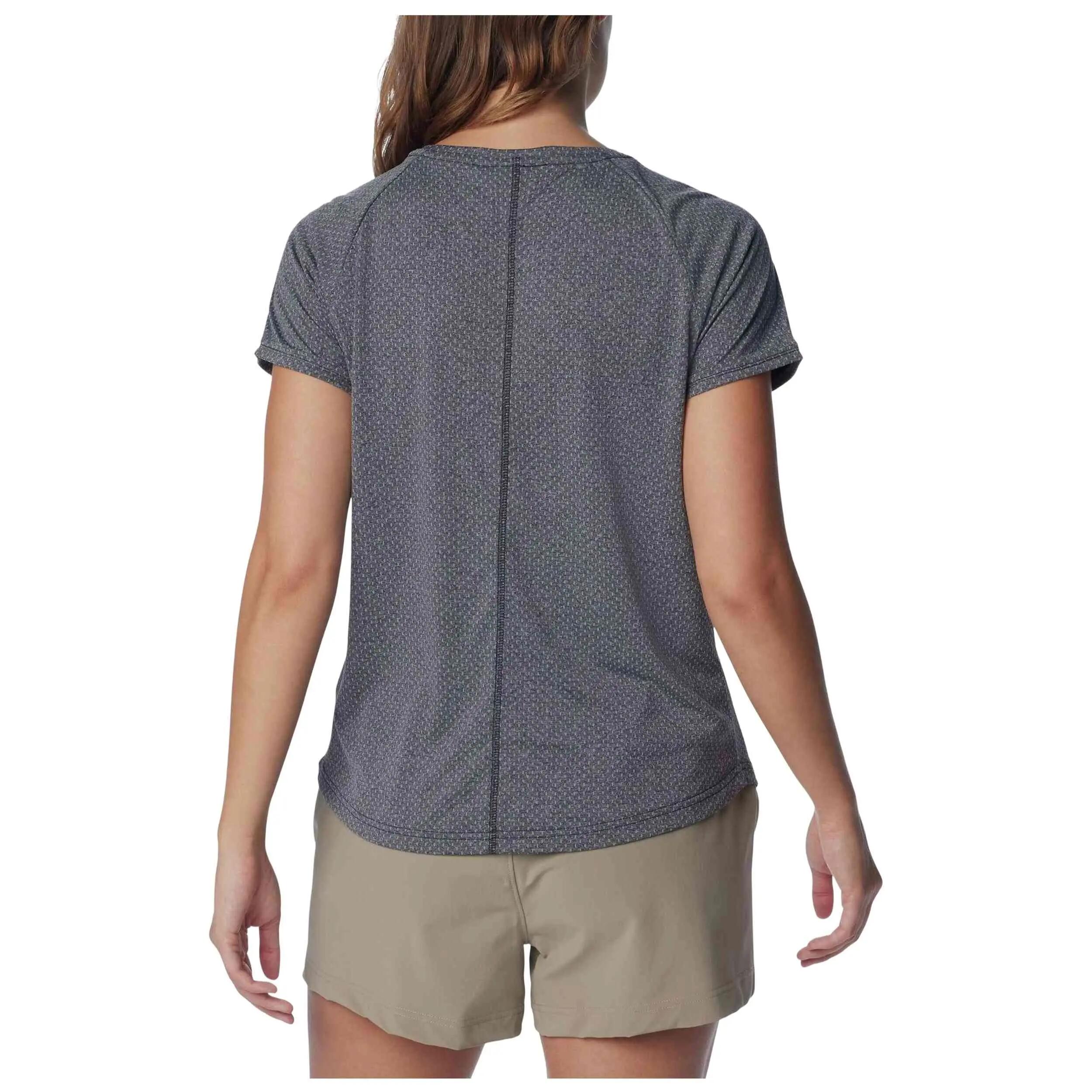Camicia Columbia modello Camiseta Columbia Bogata Bay manga corta gris per donne 3/5