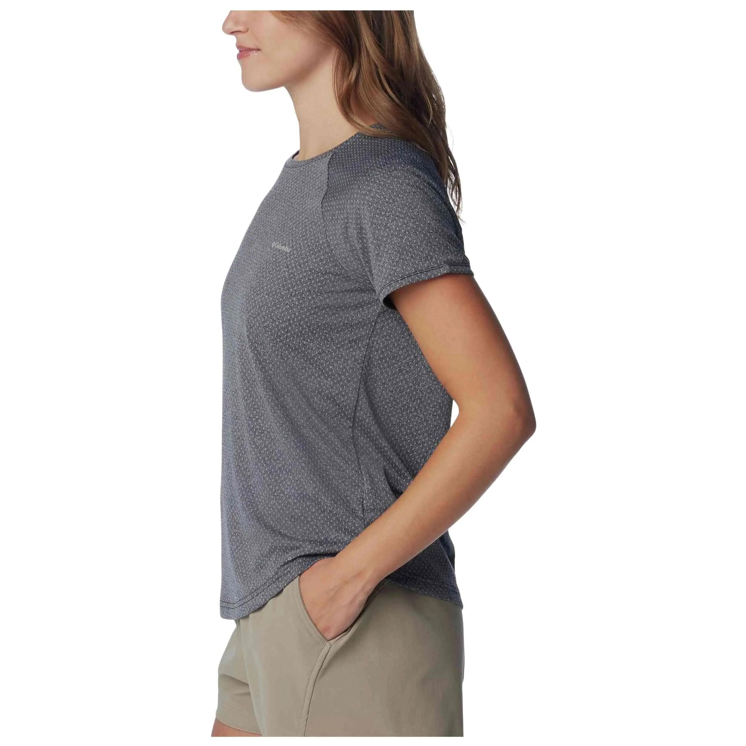 Camicia Columbia modello Camiseta Columbia Bogata Bay manga corta gris per donne 2/5