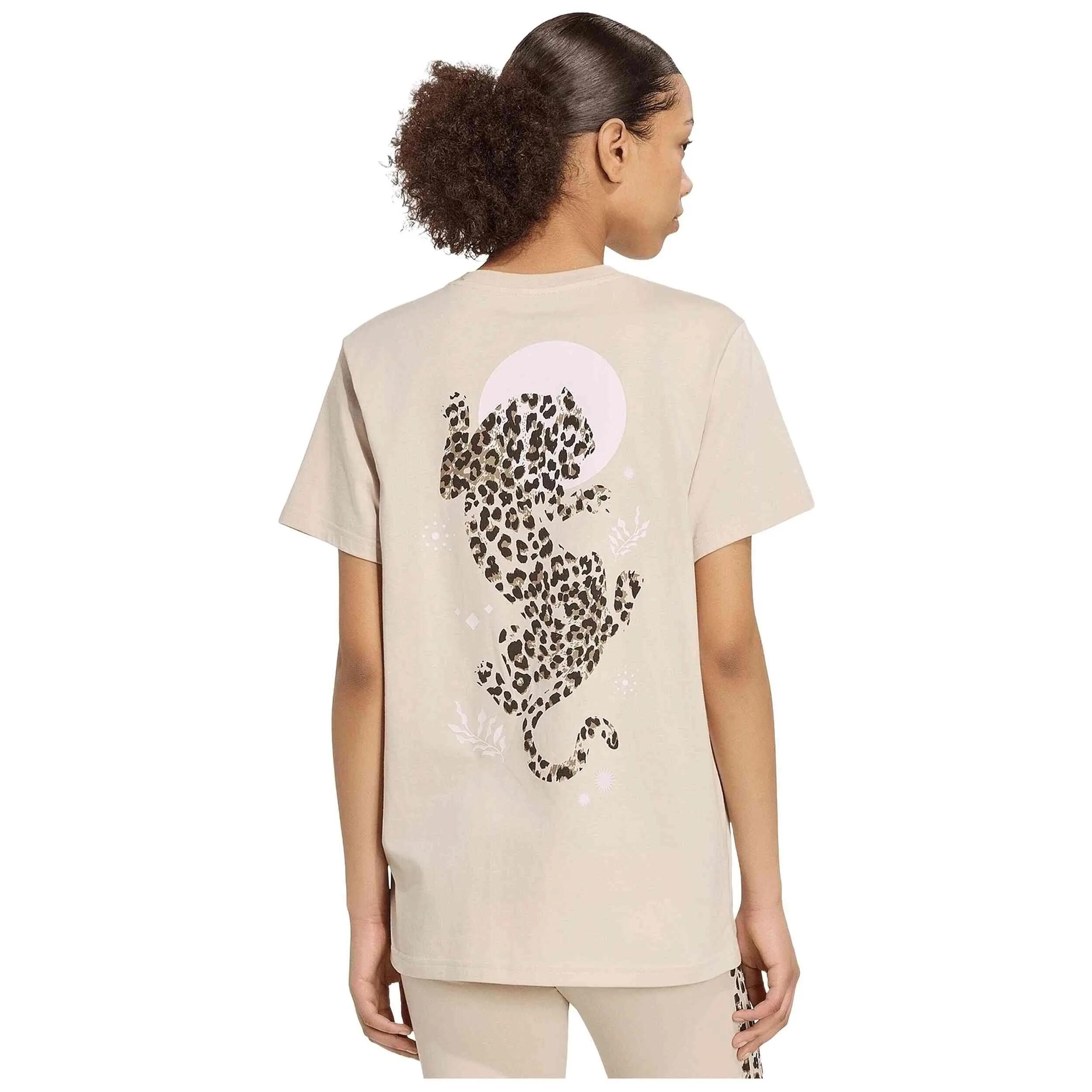 Camiseta de manga corta Adidas modelo Animal Loose Graphic para mujer 3/4