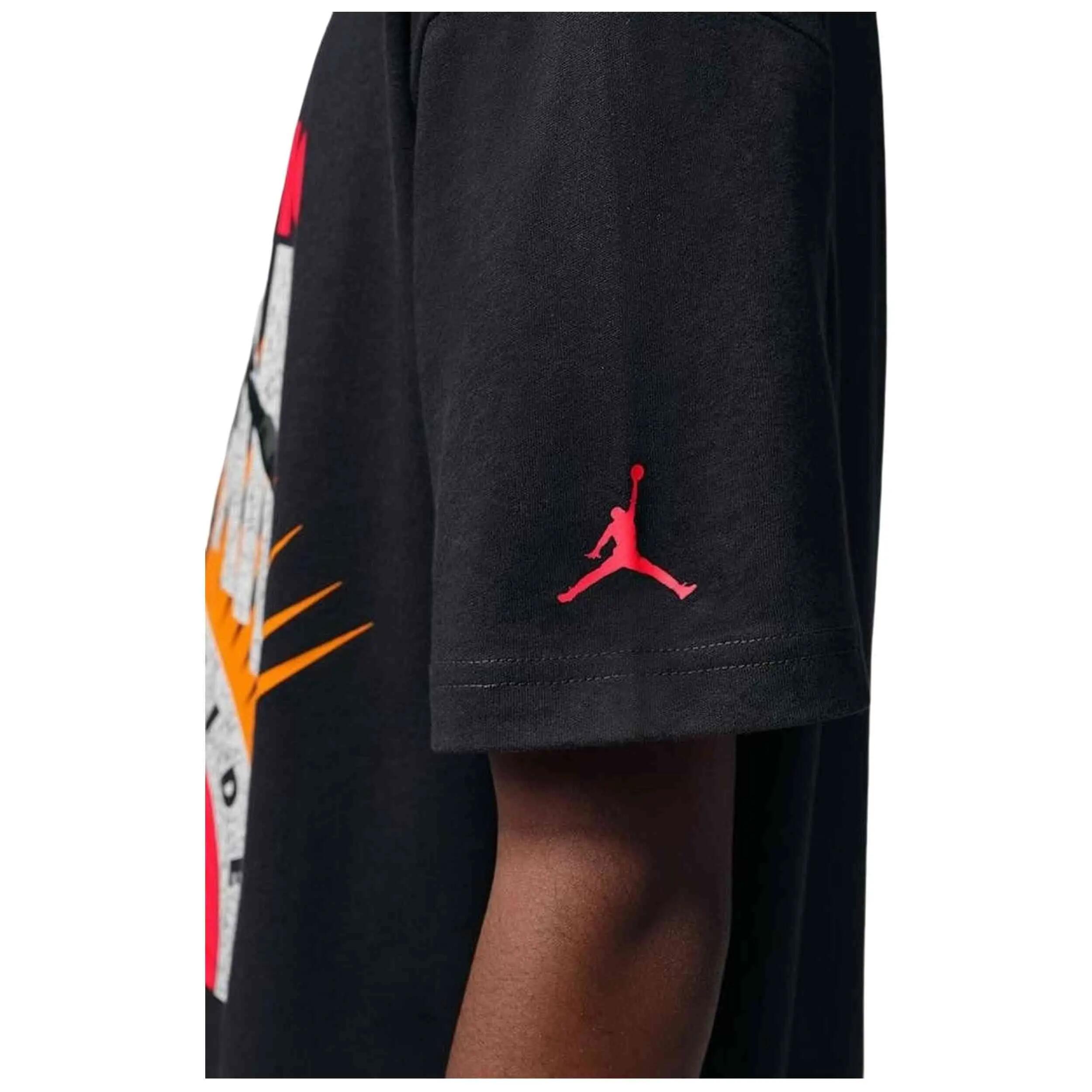 Camiseta de manga corta Jordan modelo Authentic "Off Noir" para niños unisex 3/5