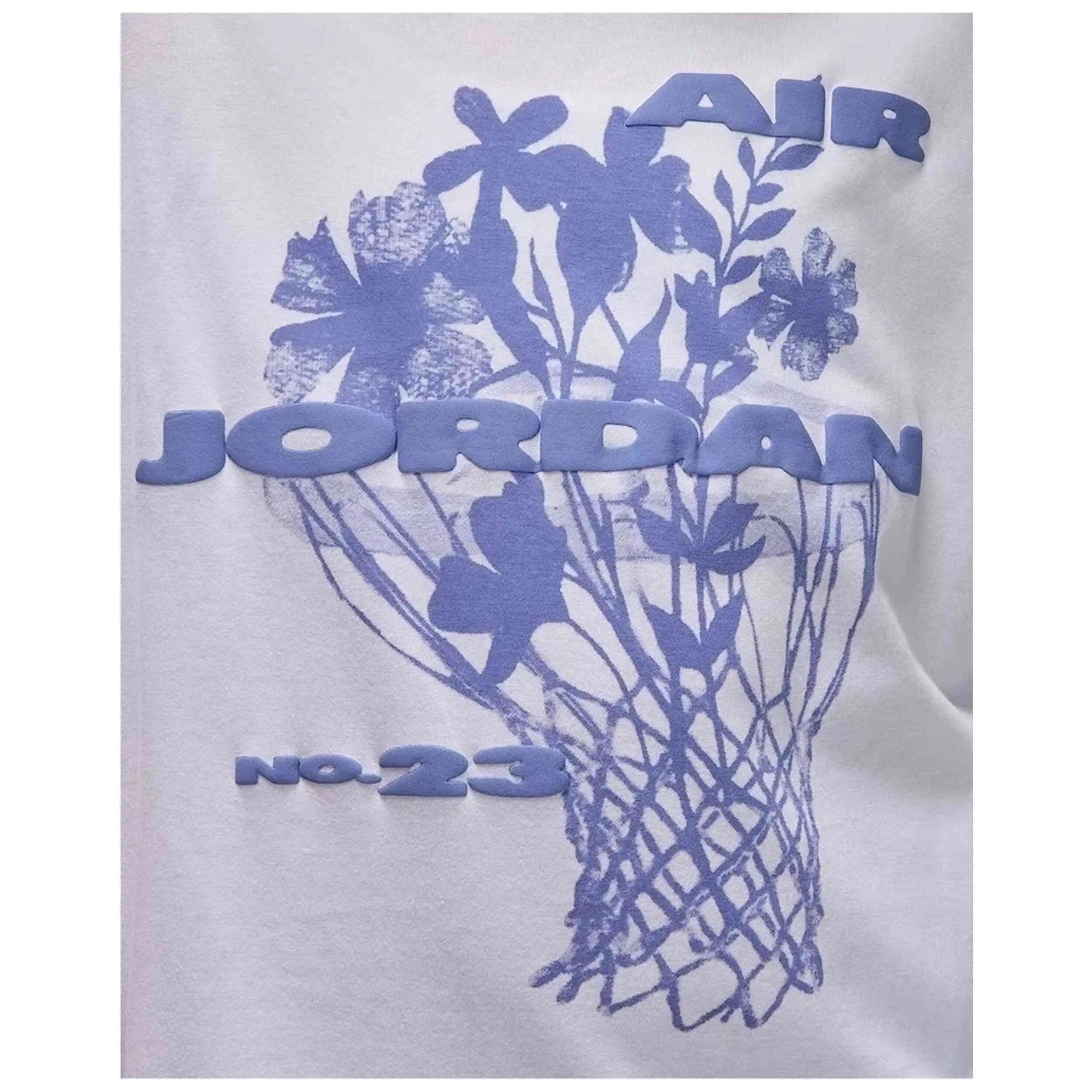 Camiseta de manga corta Jordan modelo 23 Flowers para niñas 4/5