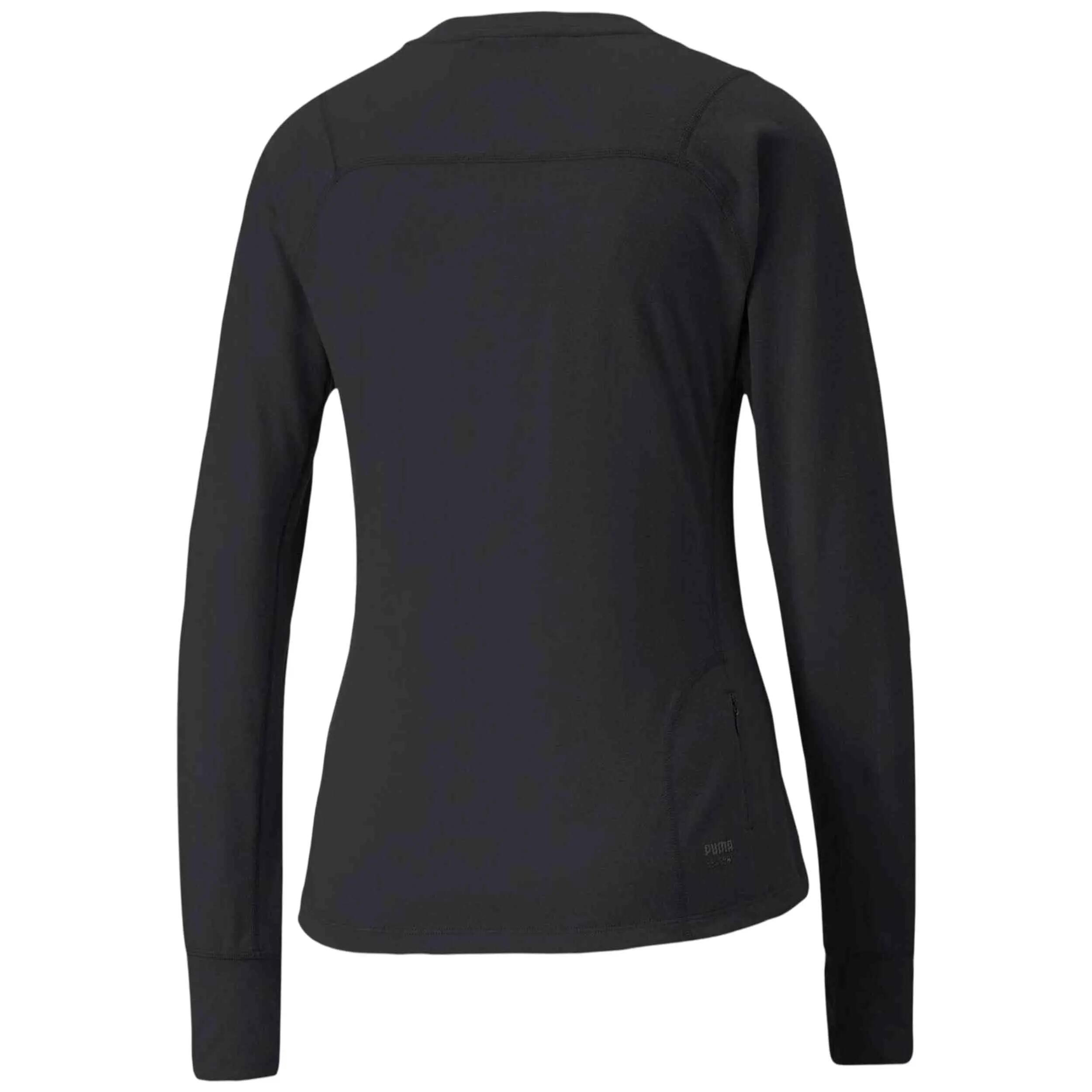 Camisola de manga comprida Puma modelo Seasons Wool Long SL "Negro para mulheres 2/5