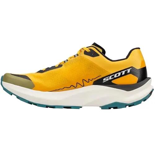 Chaussures - Trail - Homme - Légères - Kinabalu - Jaune/noir 4/4