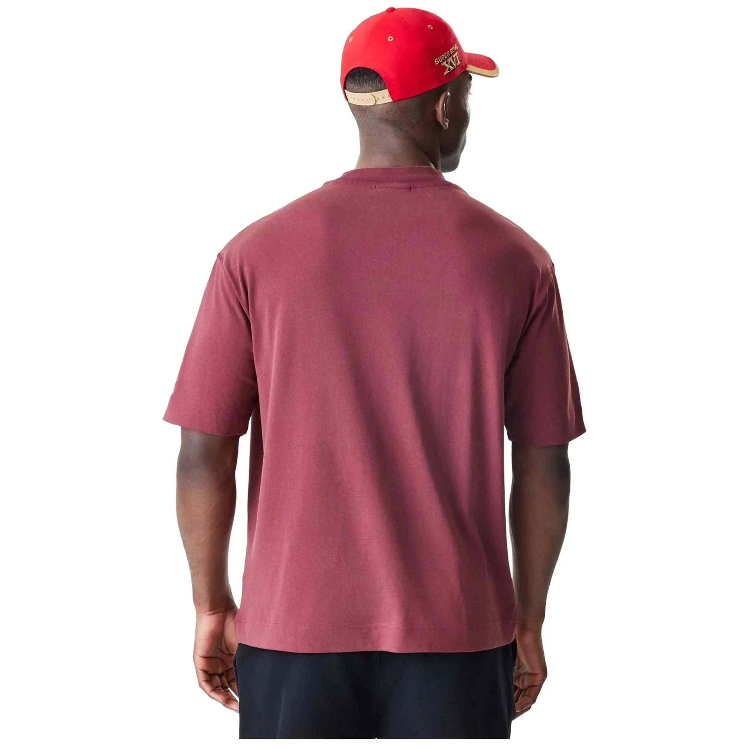 T-shirt New Era modelo San Francisco 49ers NFL Washed Boxy para homem 2/4