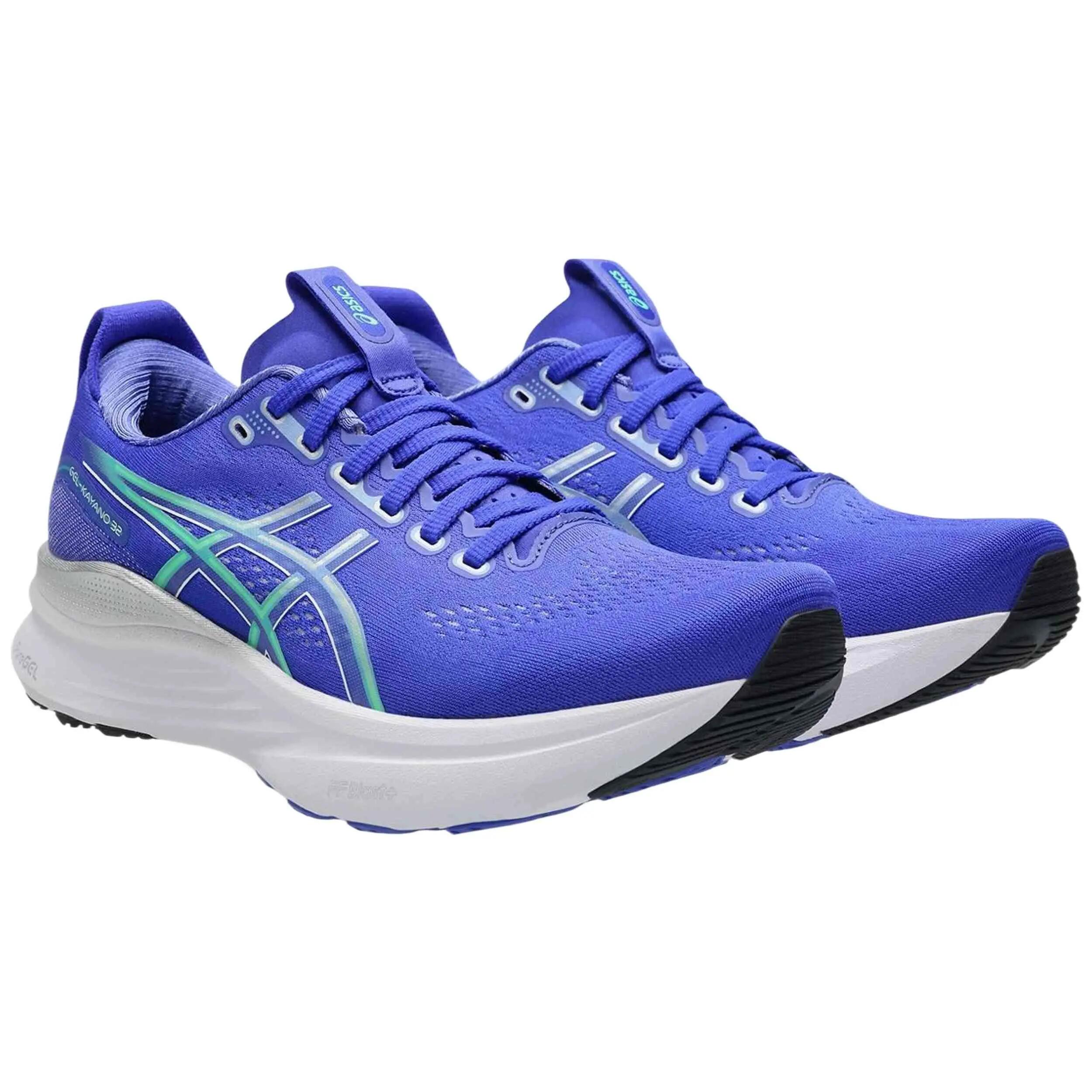 Scarpe da running Asics modello GEL-Kayano 32 "Blue/Green" per uomini 2/5