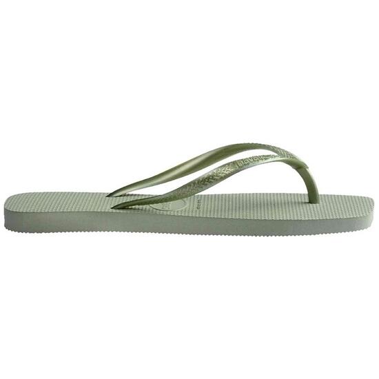Flip-flops Havaianas Modell Slim Square "Smoke Green" für frauen