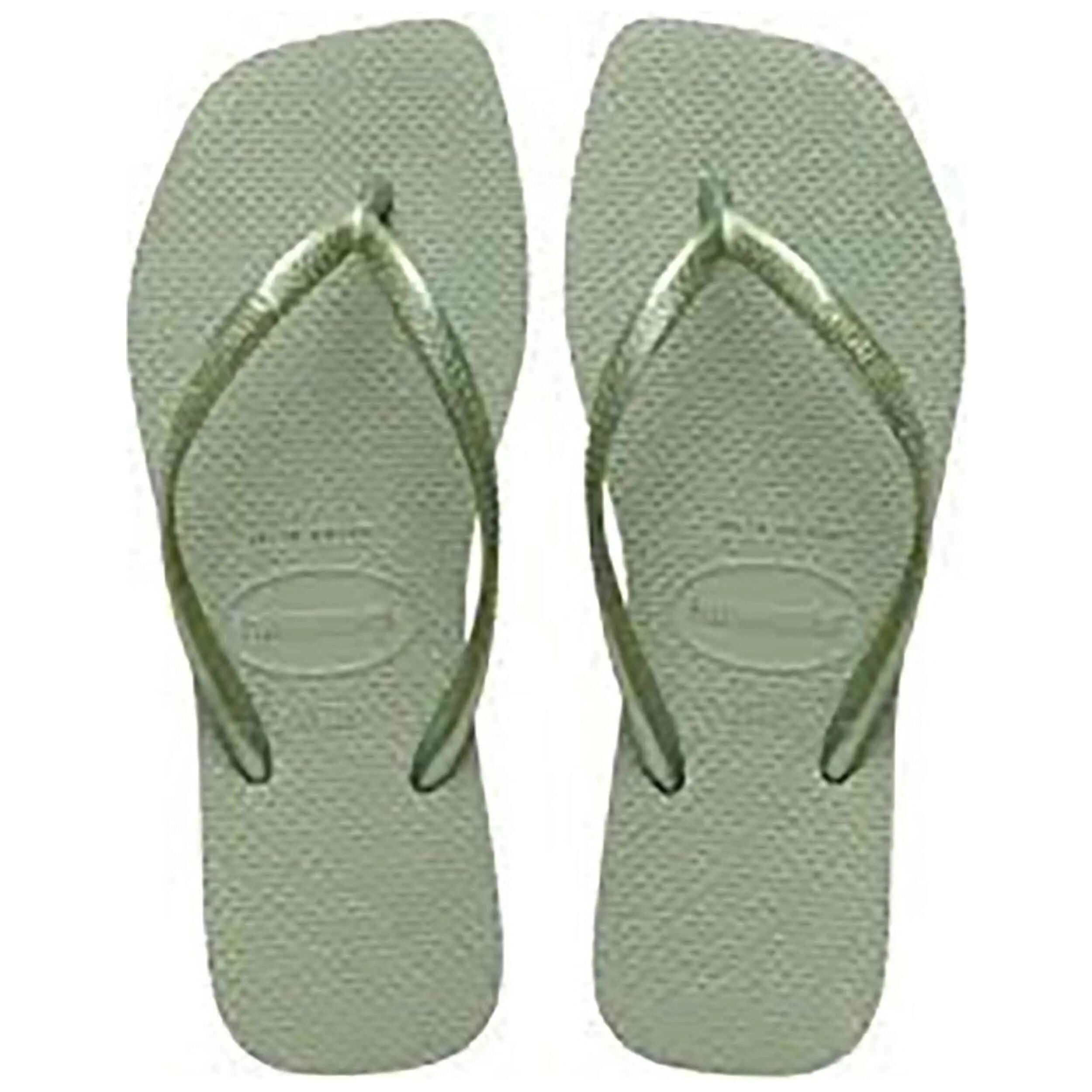 Chanclas Havaianas modelo Slim Square "Smoke Green" para mujer 3/3