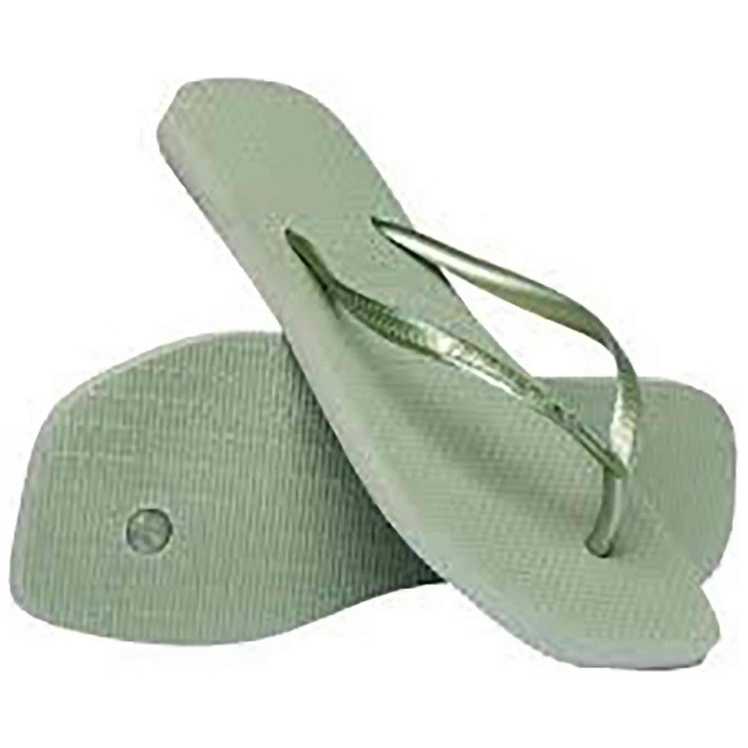 Chanclas Havaianas modelo Slim Square "Smoke Green" para mujer 2/3