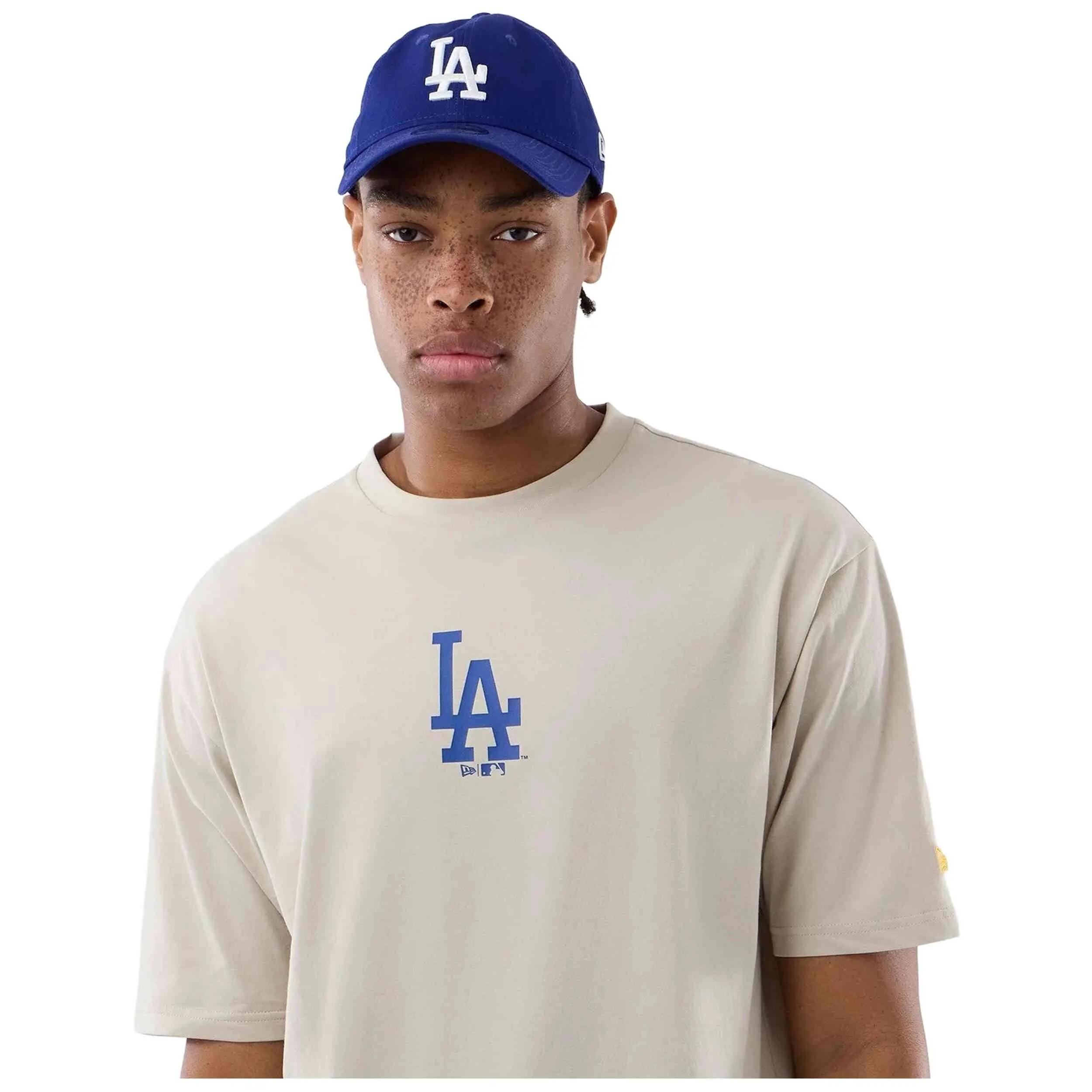 Camiseta de manga corta New Era modelo Los Angeles Dodgers MLB para hombre 3/4