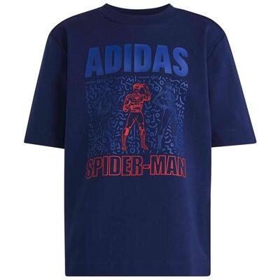 T-shirt met korte mouwen adidas model marvel spider man tee voor unisex jongens