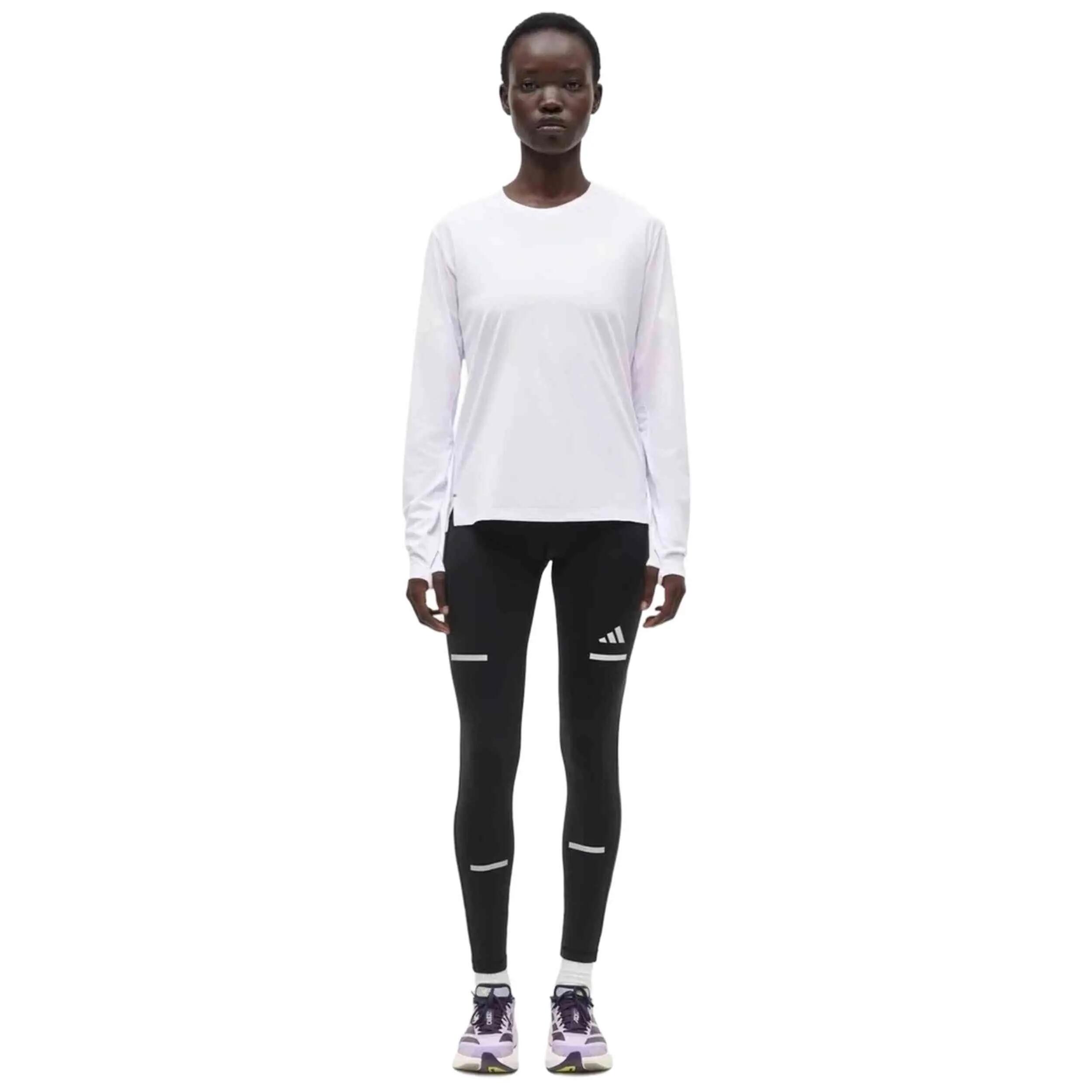 Camiseta de manga larga Adidas modelo Adi365 Climacool "Frozen Purple para mujer 2/4