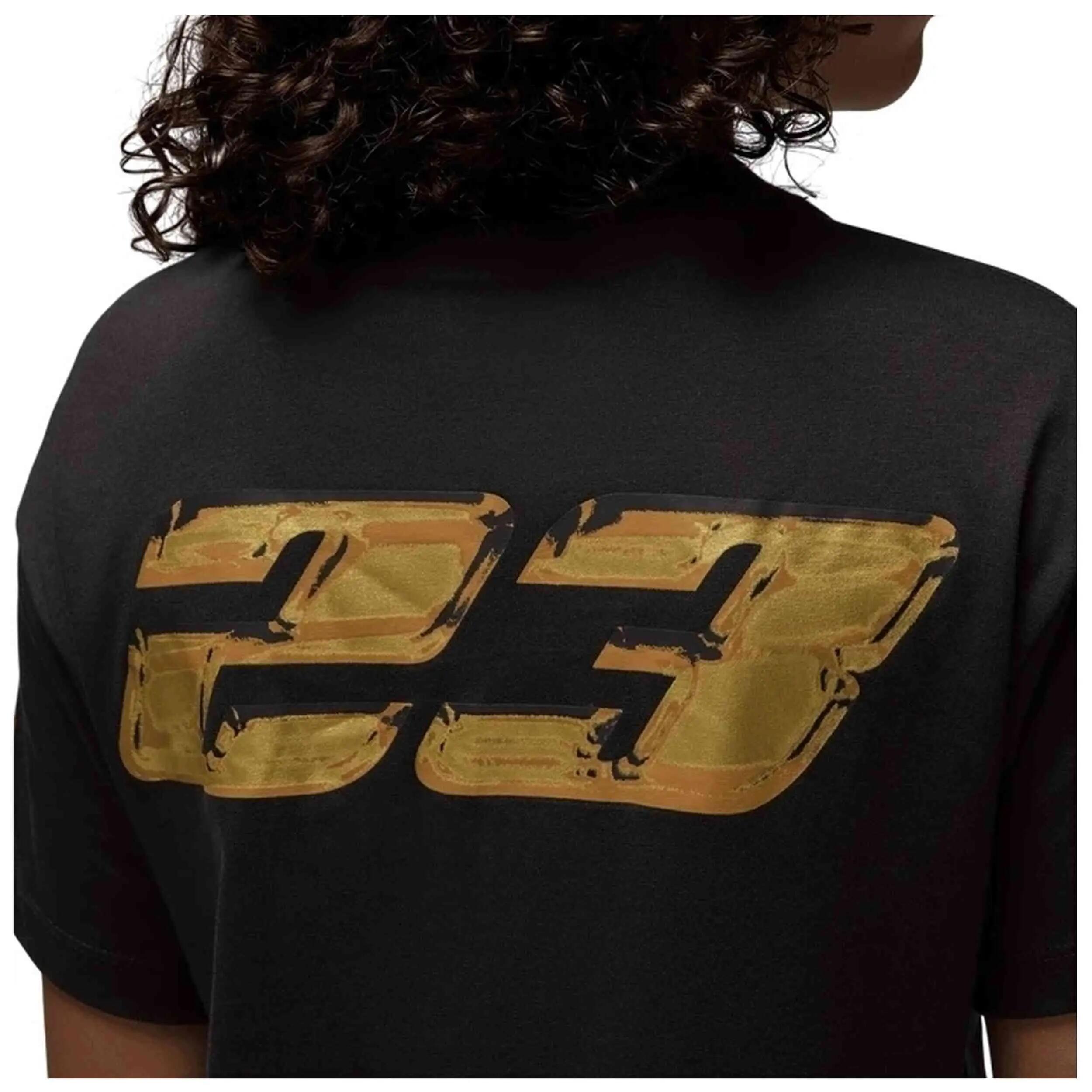 Maglia a maniche corte Jordan modello 23 Shine "Black" per ragazze 5/5