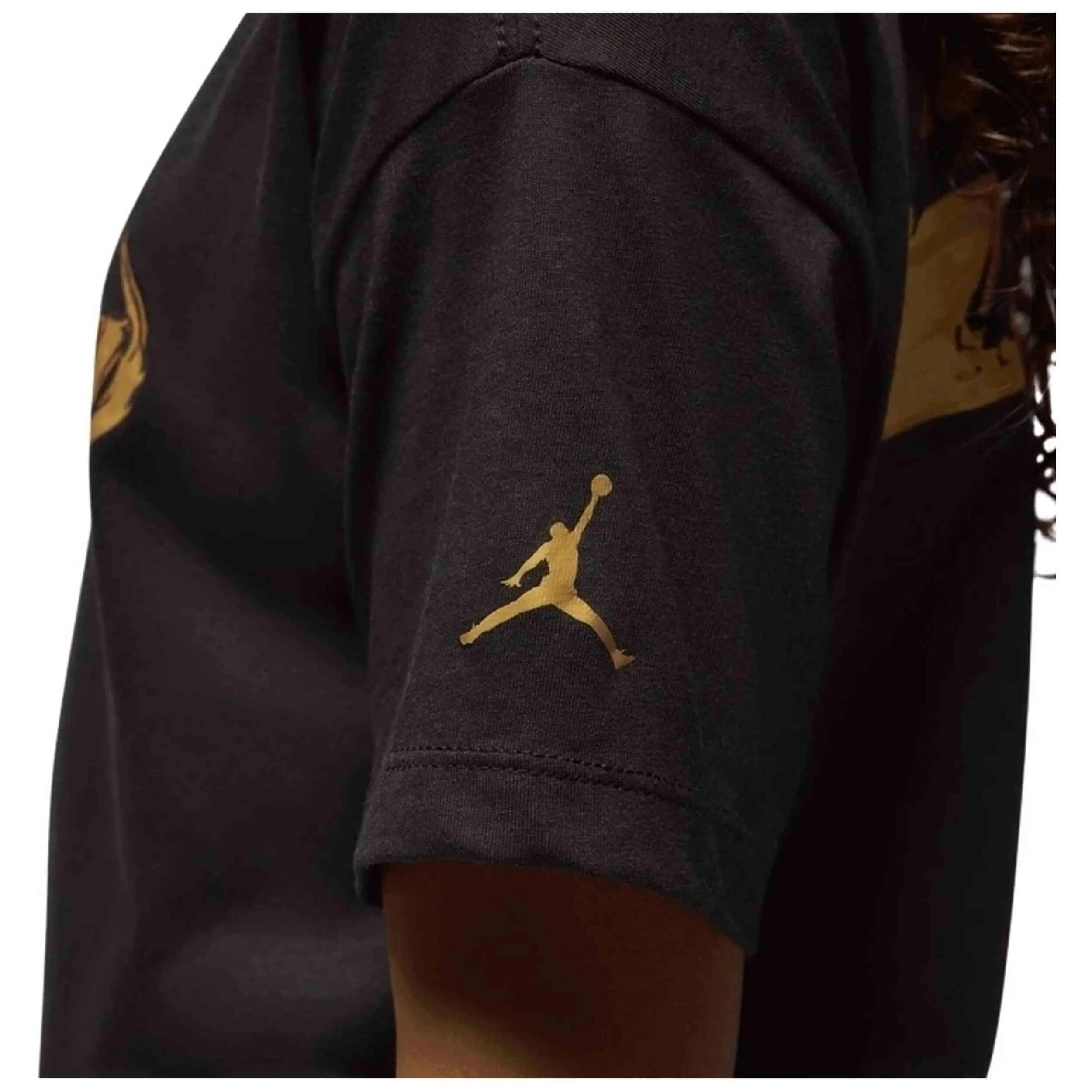 Maglia a maniche corte Jordan modello 23 Shine "Black" per ragazze 4/5