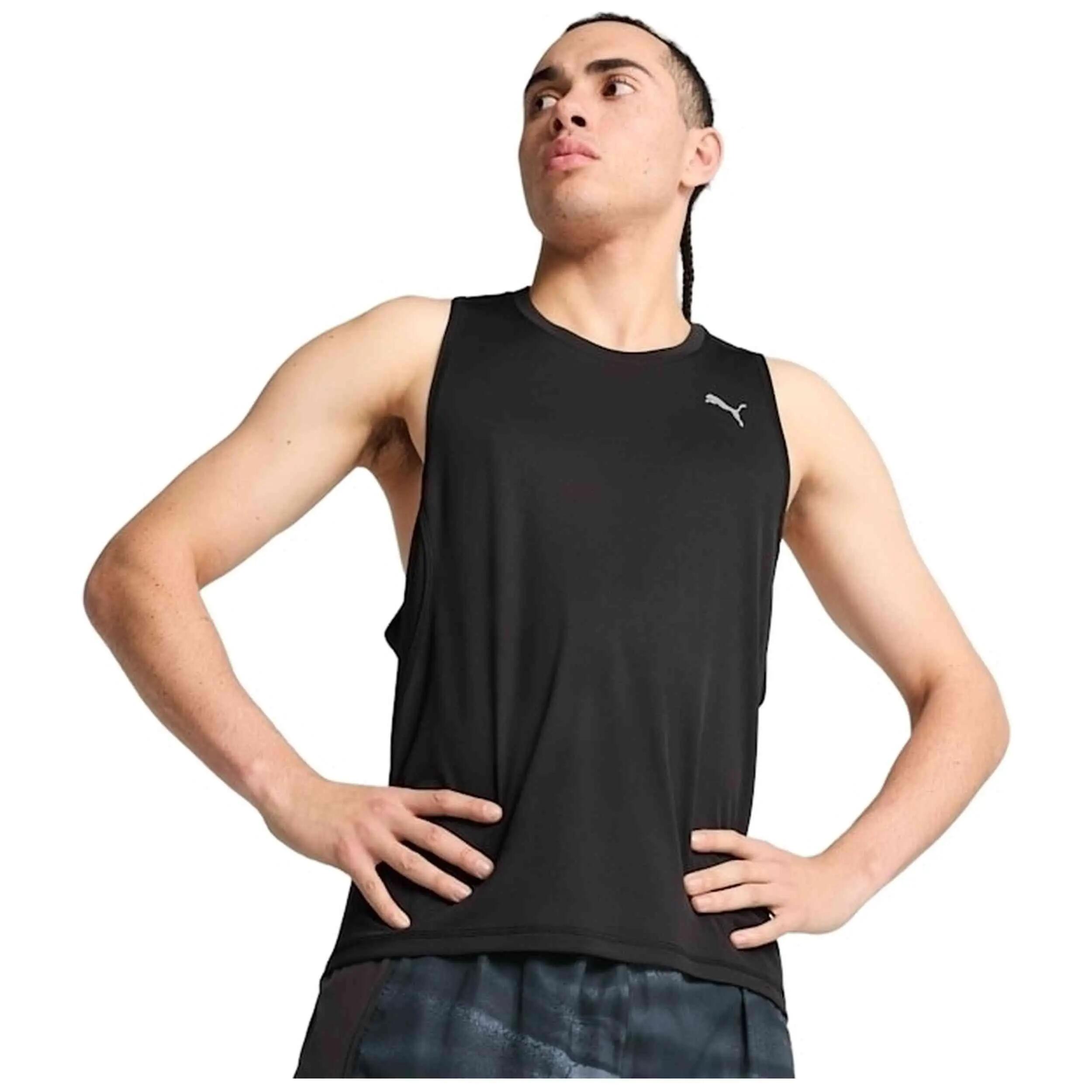 Camiseta de tirantes Puma modelo 526595-01 para hombre 3/4