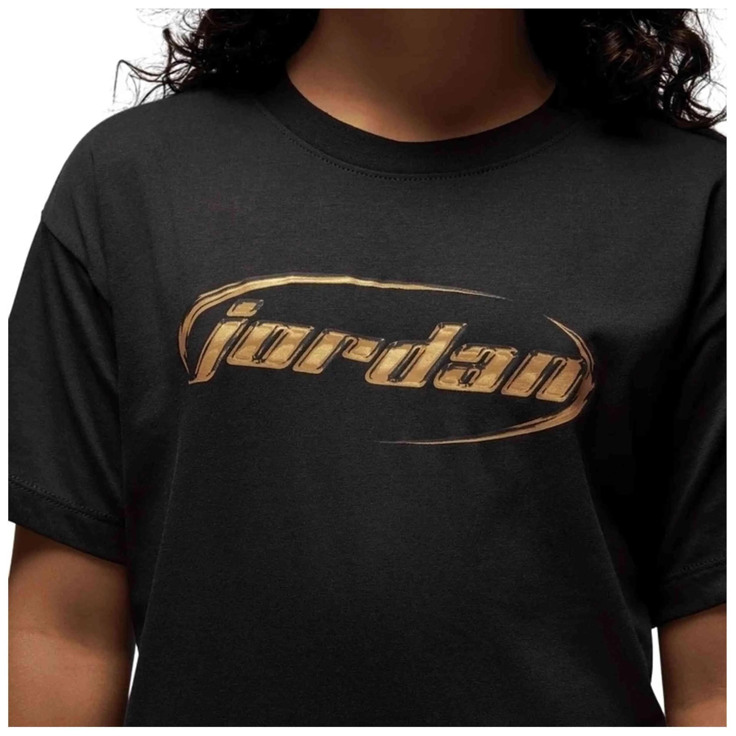 Maglia a maniche corte Jordan modello 23 Shine "Black" per ragazze 3/5