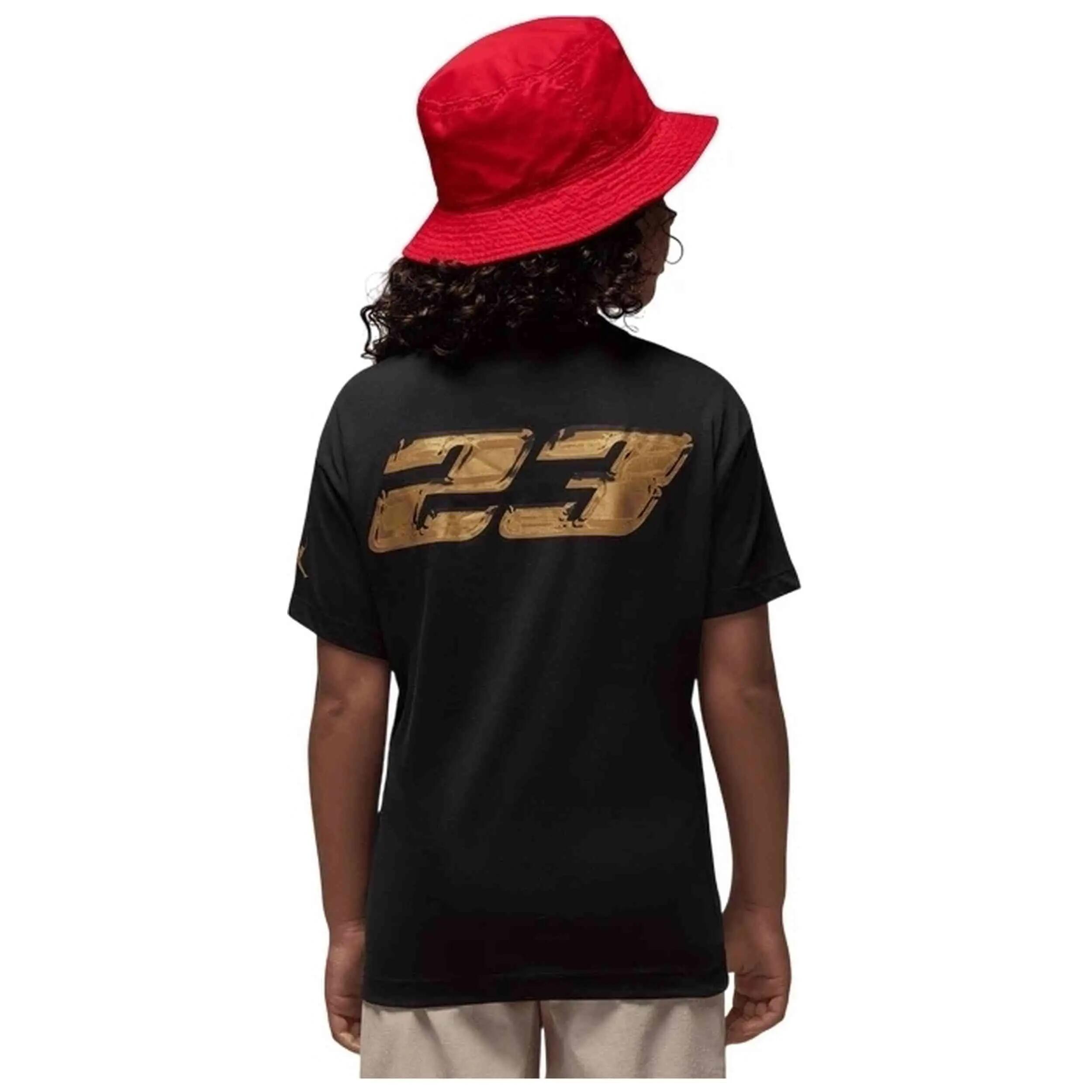 Maglia a maniche corte Jordan modello 23 Shine "Black" per ragazze 2/5
