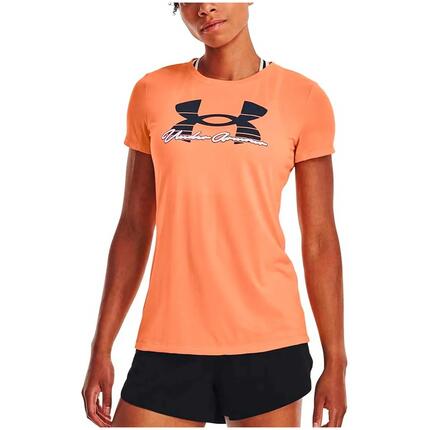 T-shirt Under Armour modèle UA Tech Solid Script pour femmes