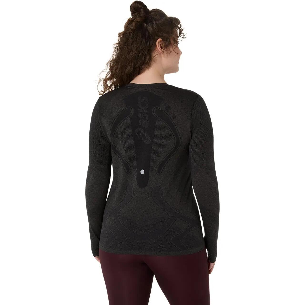 Damen - Running - Laufshirt - Langarm - Road Seamless - Schwarz 4/4