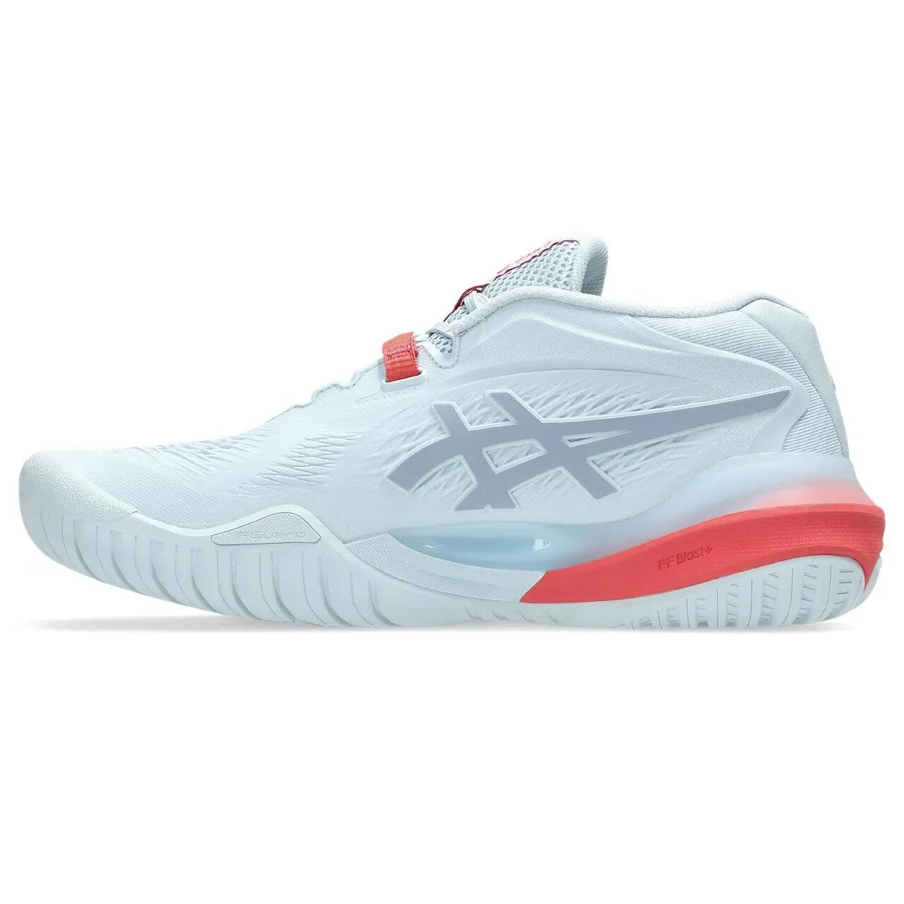 Zapatillas de tenis - Mujer - ASICS Gel-Resolution X AC - Azul cielo/naranja 4/4