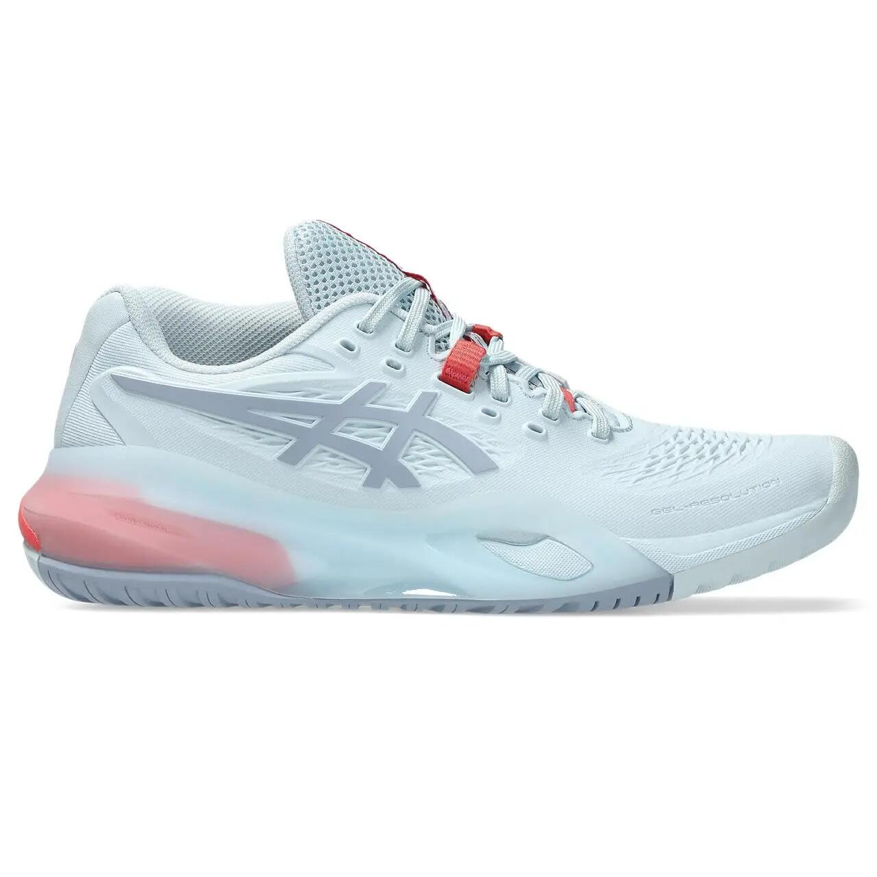 Zapatillas de tenis - Mujer - ASICS Gel-Resolution X AC - Azul cielo/naranja 3/4