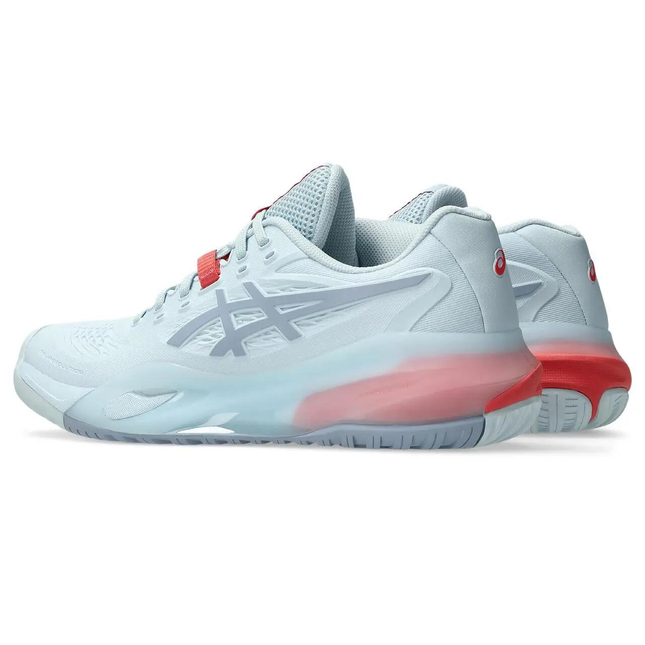 Zapatillas de tenis - Mujer - ASICS Gel-Resolution X AC - Azul cielo/naranja 2/4