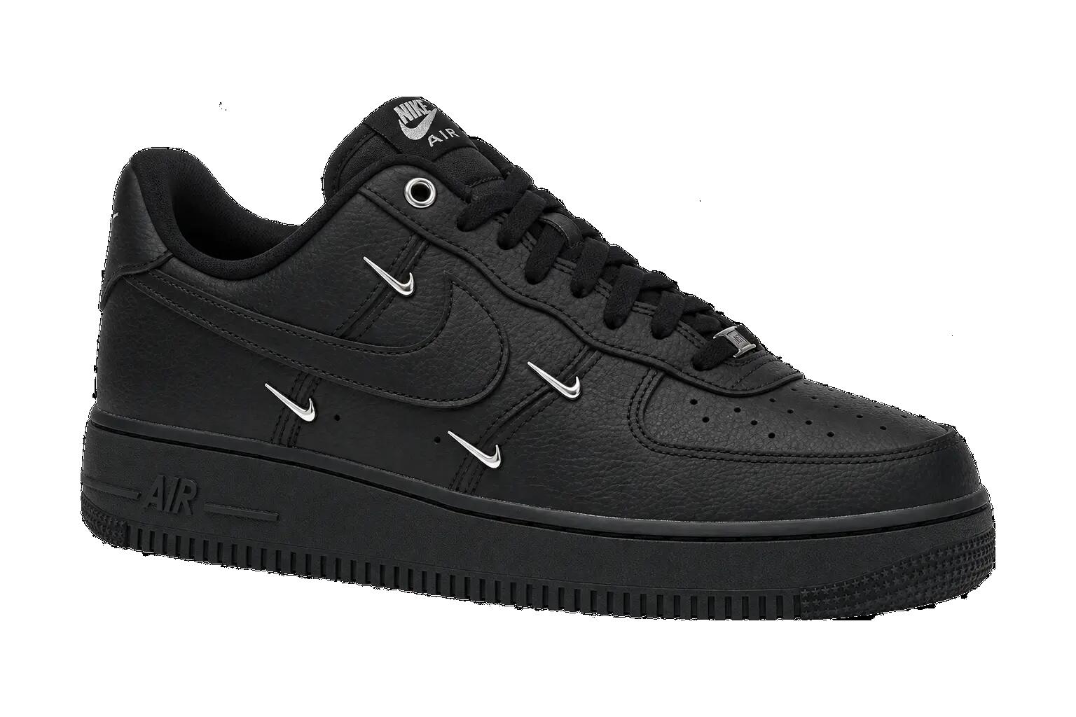 Femme - Baskets - Cuir - Nike Air Force 1 '07 LX - Noir 1/1