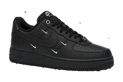 Femme - Baskets - Cuir - Nike Air Force 1 '07 LX - Noir