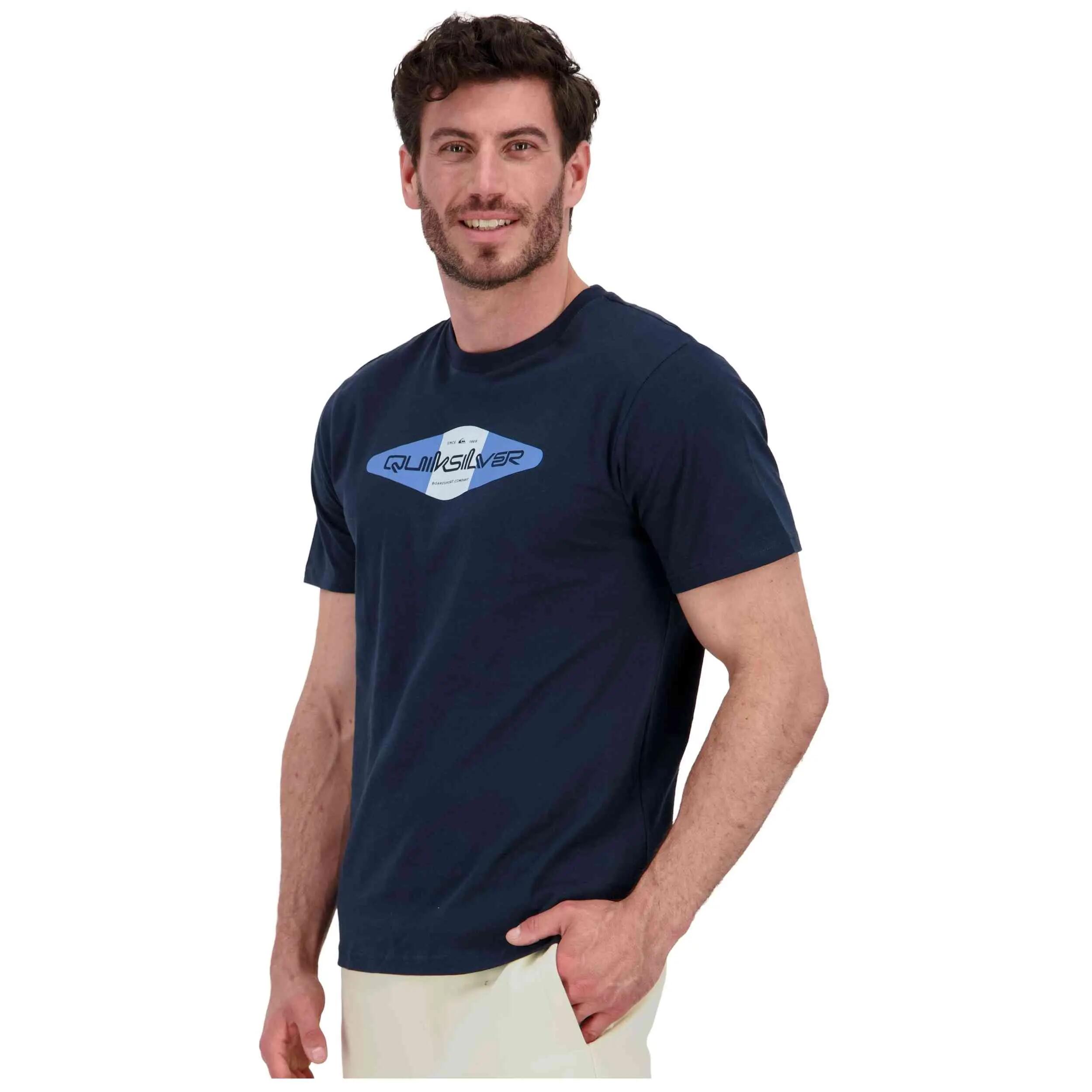 Maglia a maniche corte Quiksilver modello Shade "Navy" per uomini 3/5