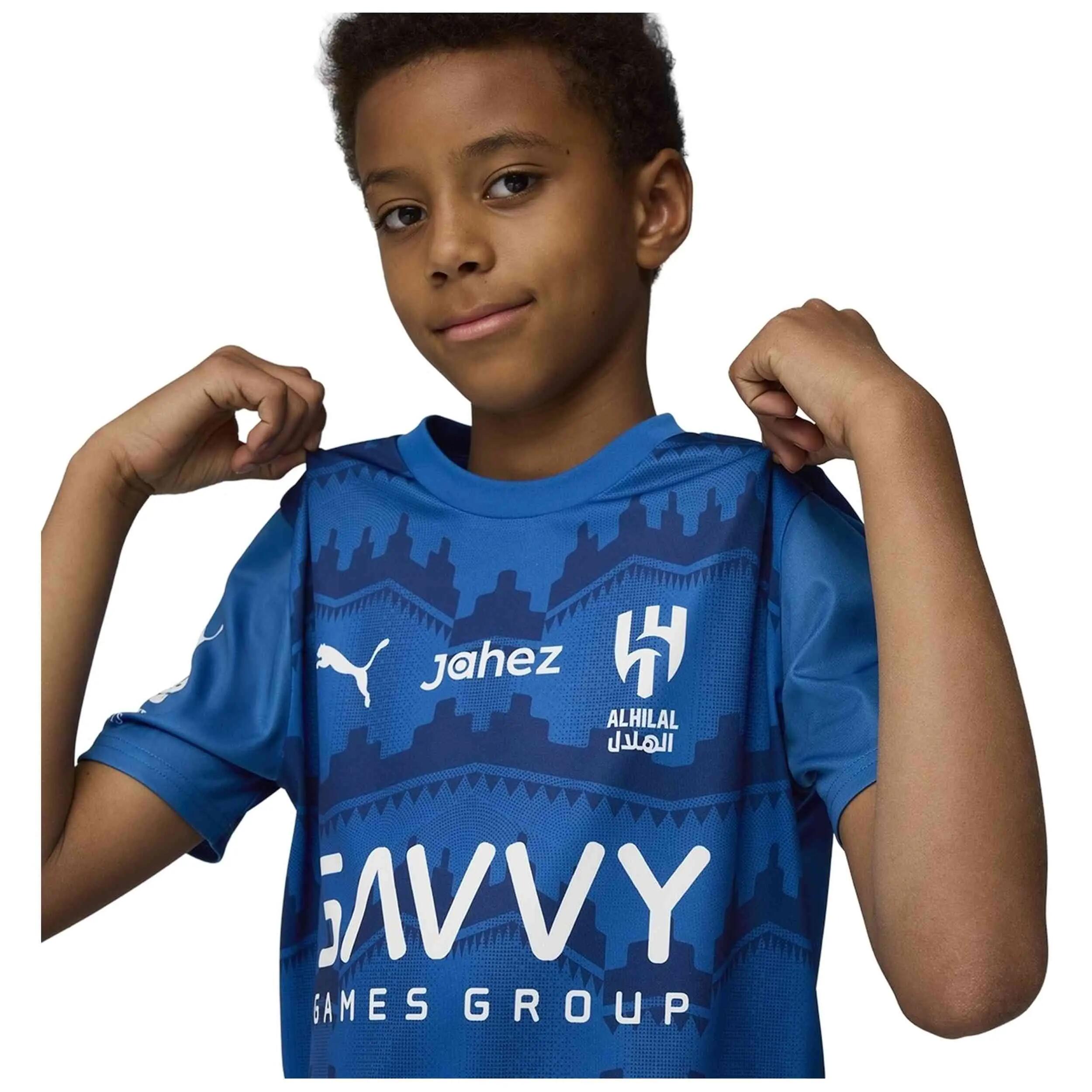 Fußballtrikot Puma Modell Al-Hilal Home Fan Jr für unisex jungen 4/5