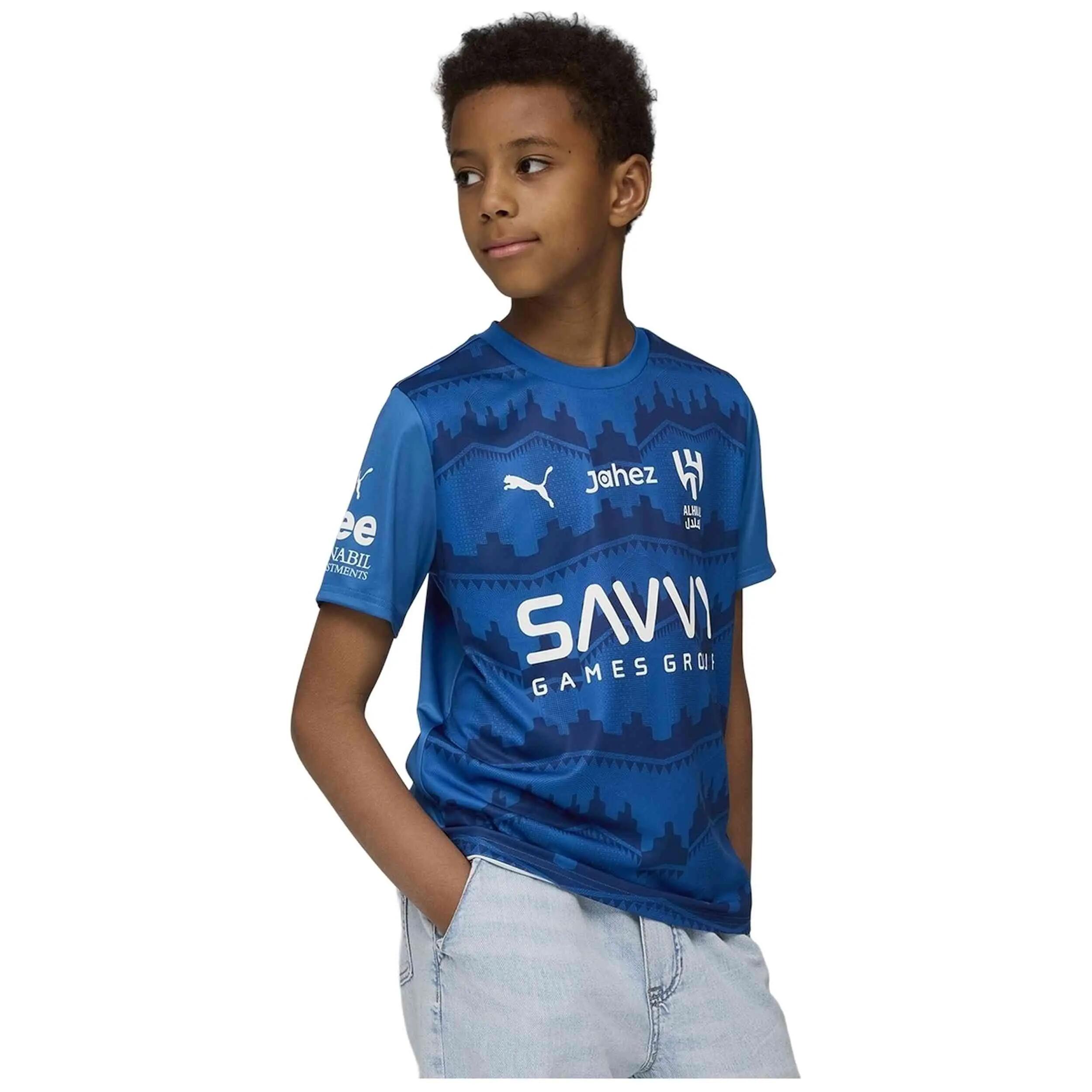 Fußballtrikot Puma Modell Al-Hilal Home Fan Jr für unisex jungen 3/5