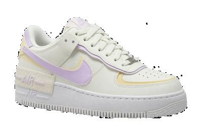 Dames-sneakers - nike air force 1 shadow - wit, barely grape, alabaster - eu 39