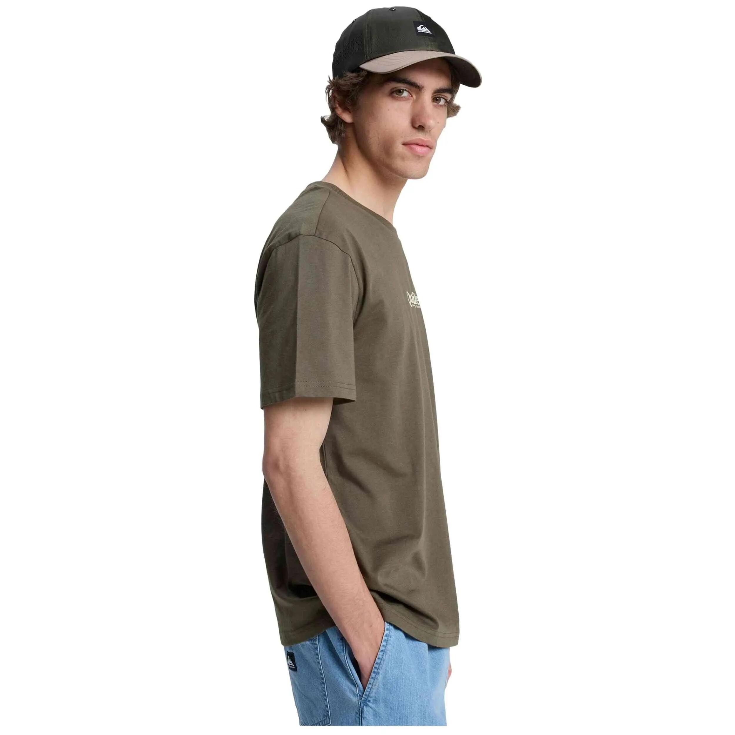 T-shirt met korte mouwen Quiksilver model Fineline voor mannen 4/4