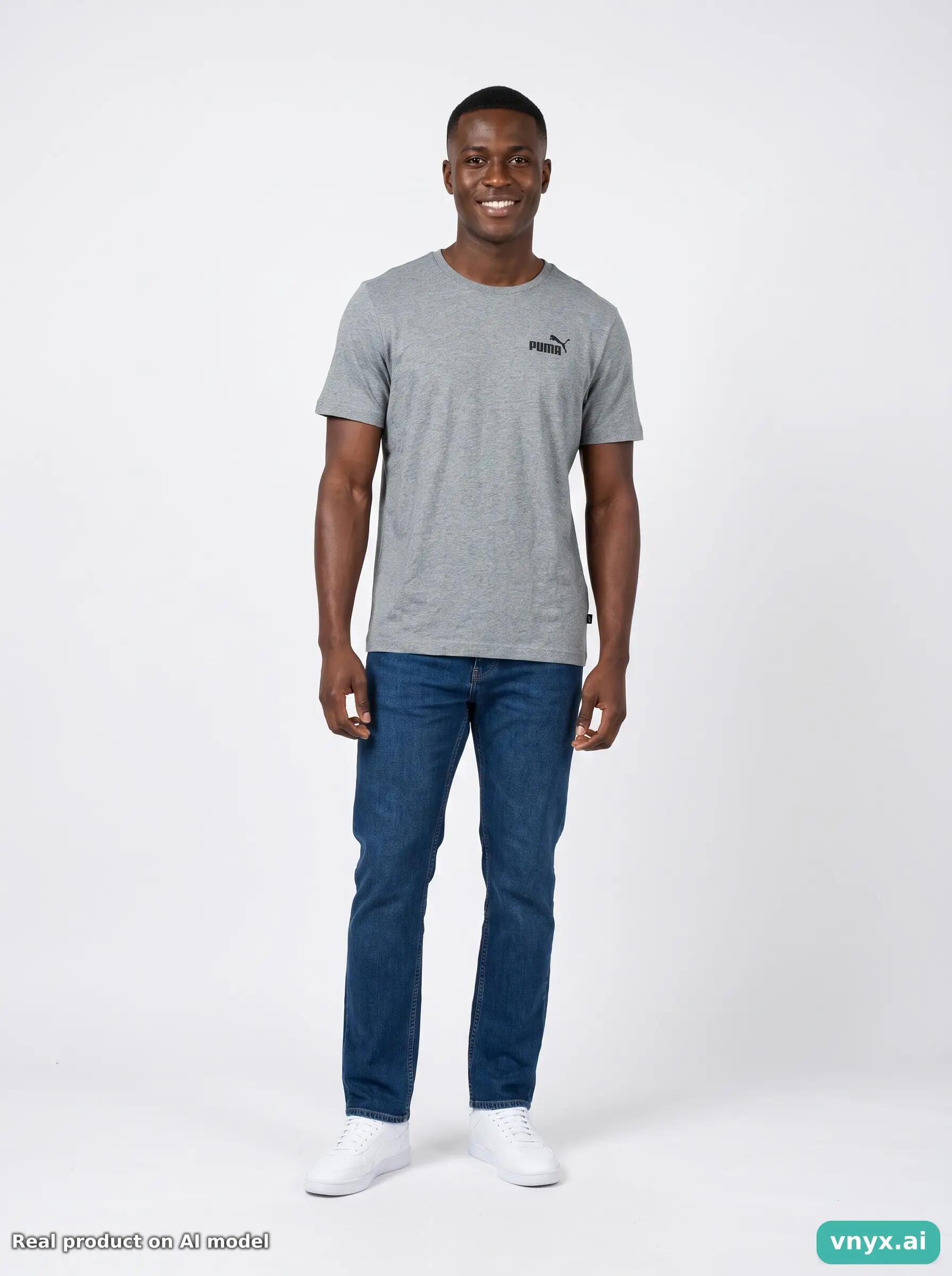 Second Life - Puma Grey T-Shirt Men 3/5