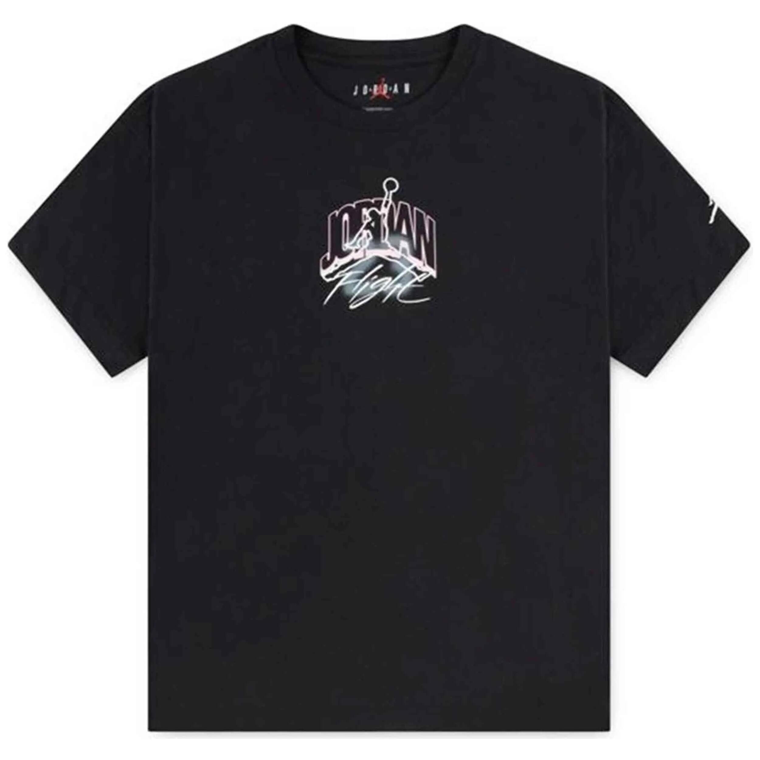 Camiseta de manga corta Jordan modelo MJ Back Stretch "Black" para niñas 2/5