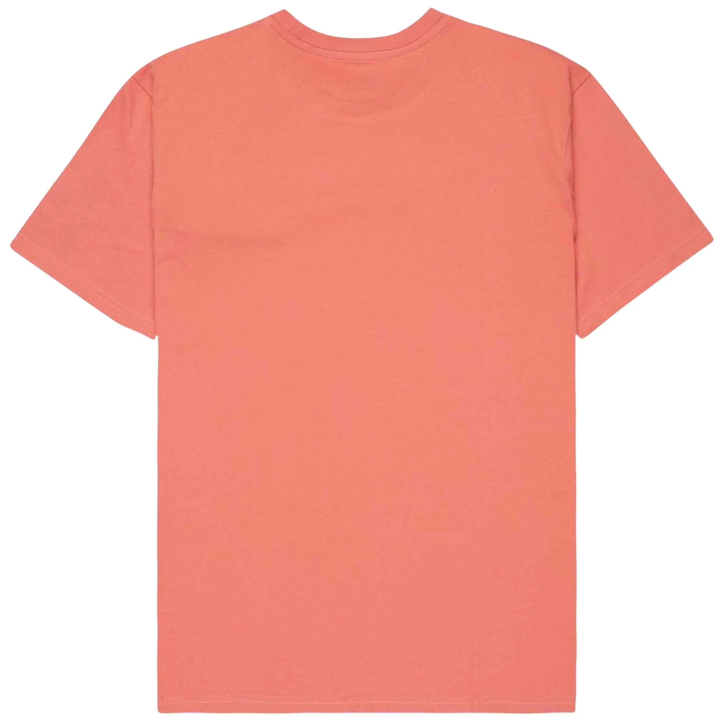 T-shirt Quiksilver modèle Fineline "salmon" pour homme 3/4