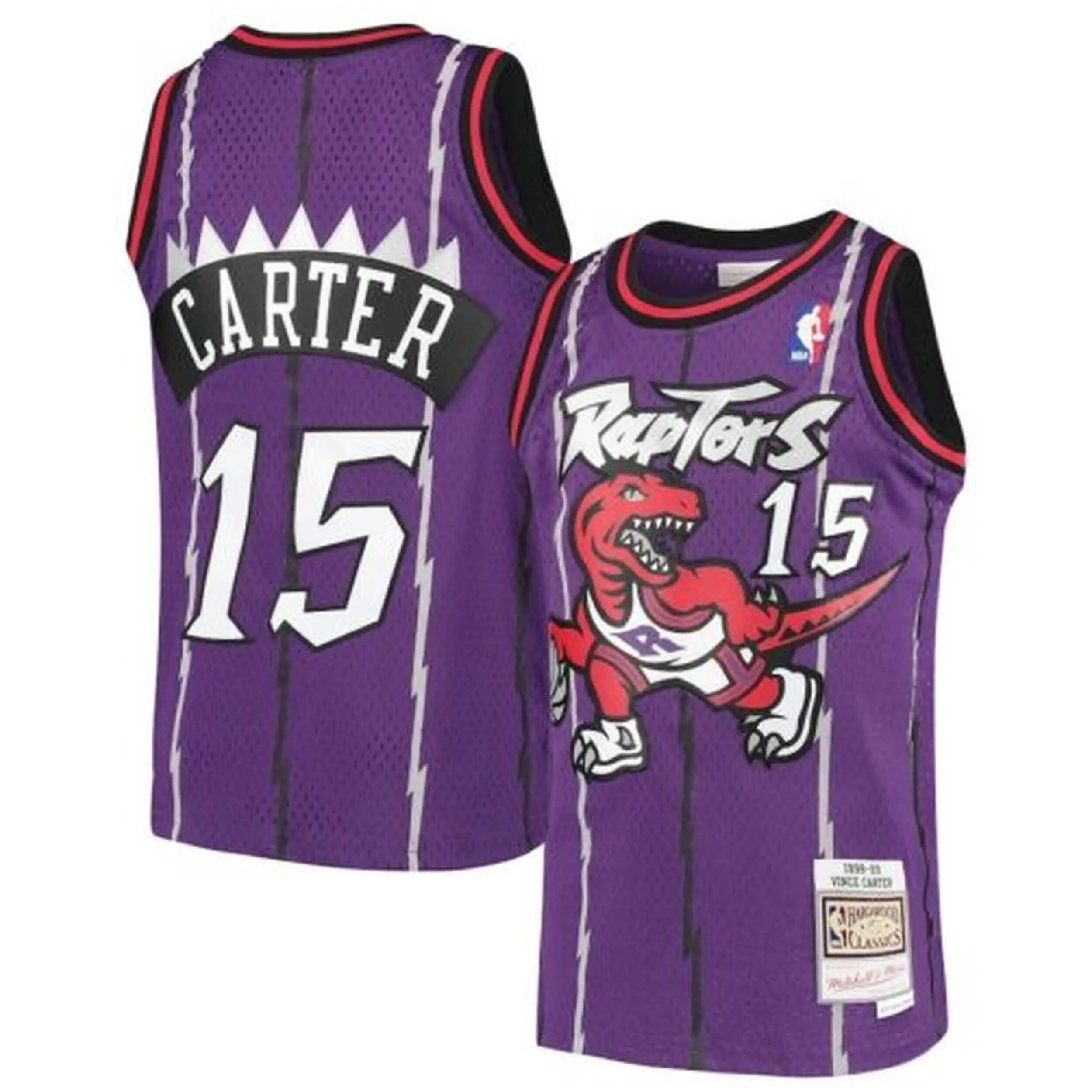 Camiseta de baloncesto Mitchell & Ness modelo TMTK4350-TRAYYPPPPURP para hombre 3/3