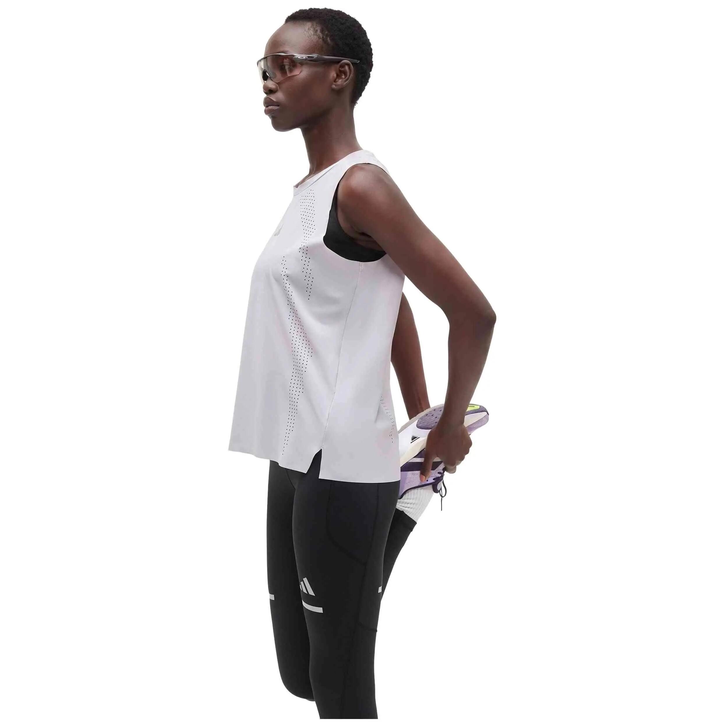 Tanktop Adidas model Adi365 Aspyre Running "Glory Grey" voor vrouwen 4/4